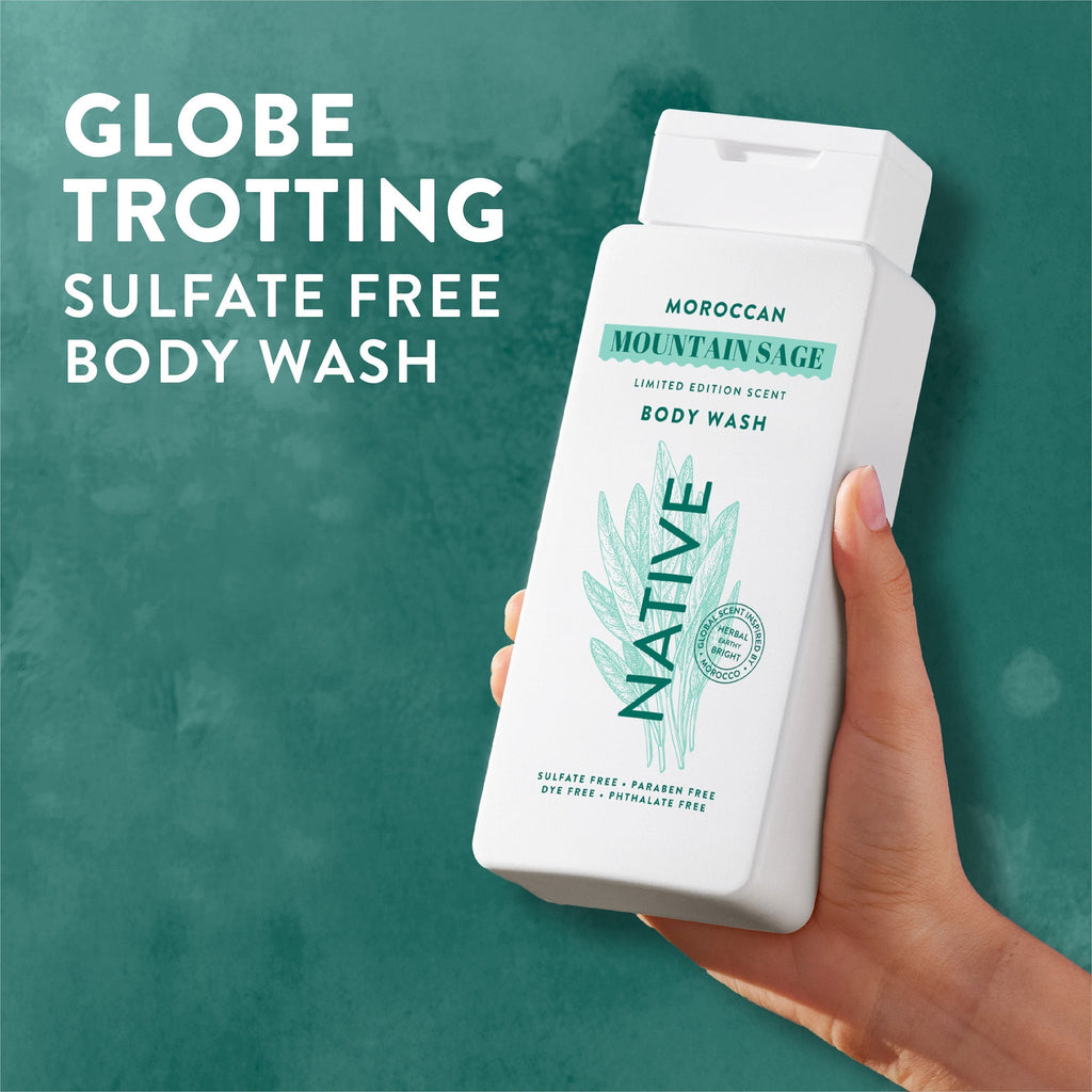 Body Wash - Moroccan Mountain Sage / Limited Edition / 18oz | Fresh Daily Routine