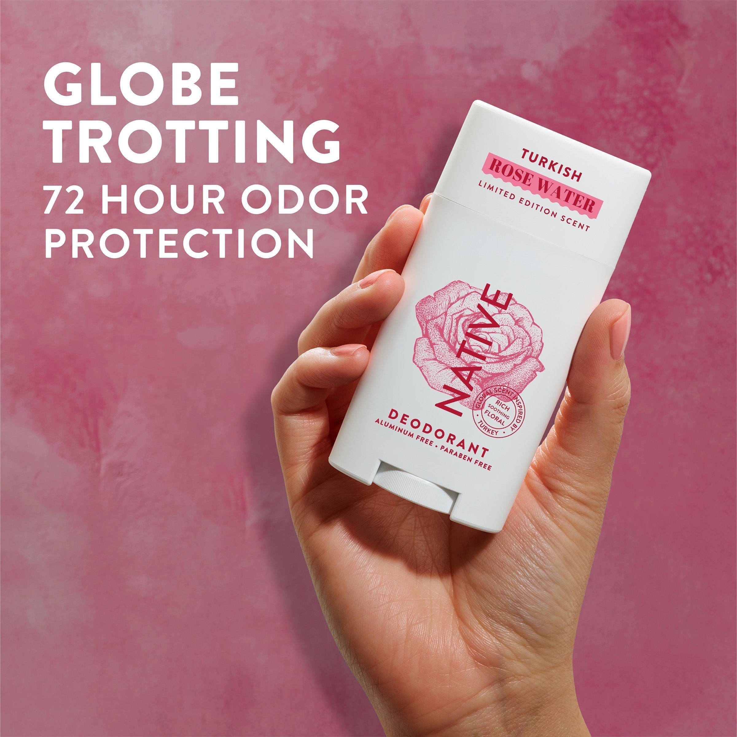 Deodorant Stick - Turkish Rose Water / Limited Edition / 2.65oz | Fresh Daily Routine