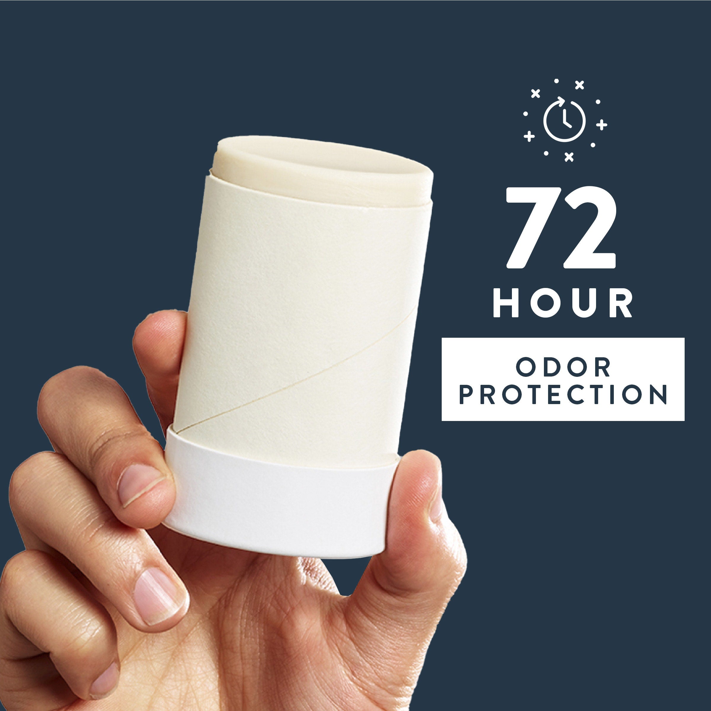 Plastic Free Deodorant Stick - Charcoal / Classic / 2.65oz | Fresh Daily Routine