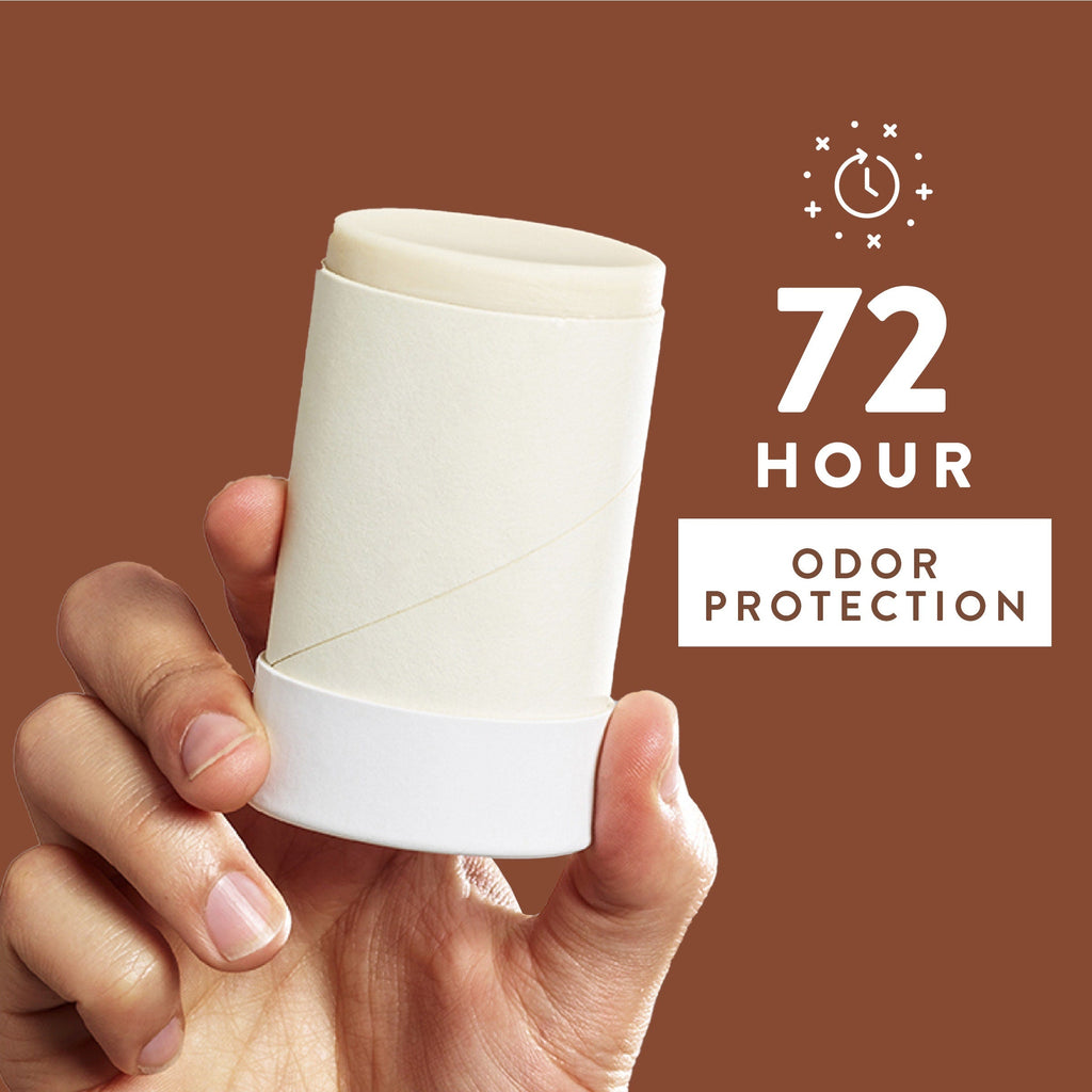Plastic Free Deodorant Stick - Coconut & Vanilla / Classic / 2.65oz | Fresh Daily Routine
