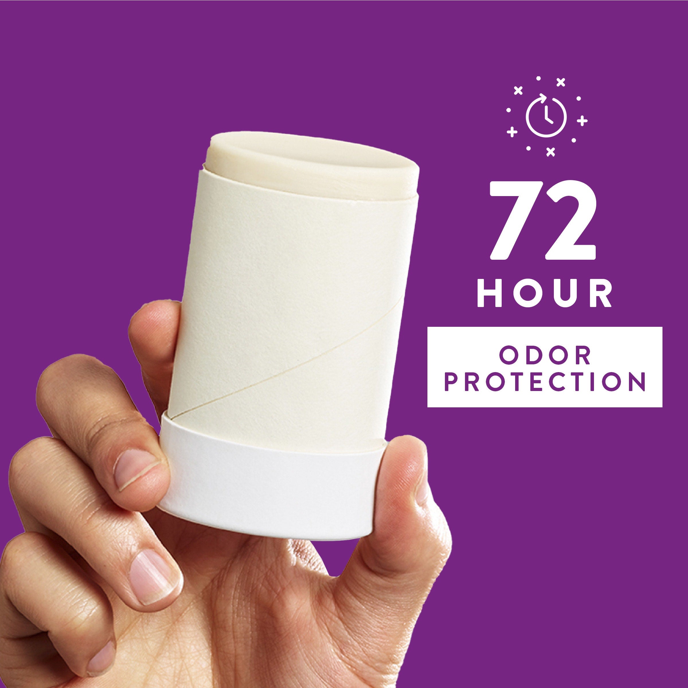 Plastic Free Deodorant Stick - Lavender & Rose / Classic / 2.65oz | Fresh Daily Routine