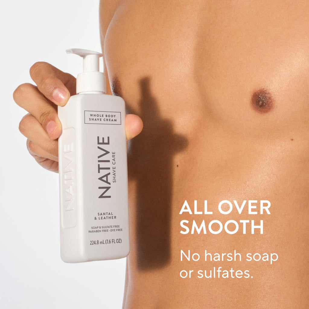 Whole Body Shave Cream - Santal & Leather / Classic / 7.6oz | Fresh Routine Favorite