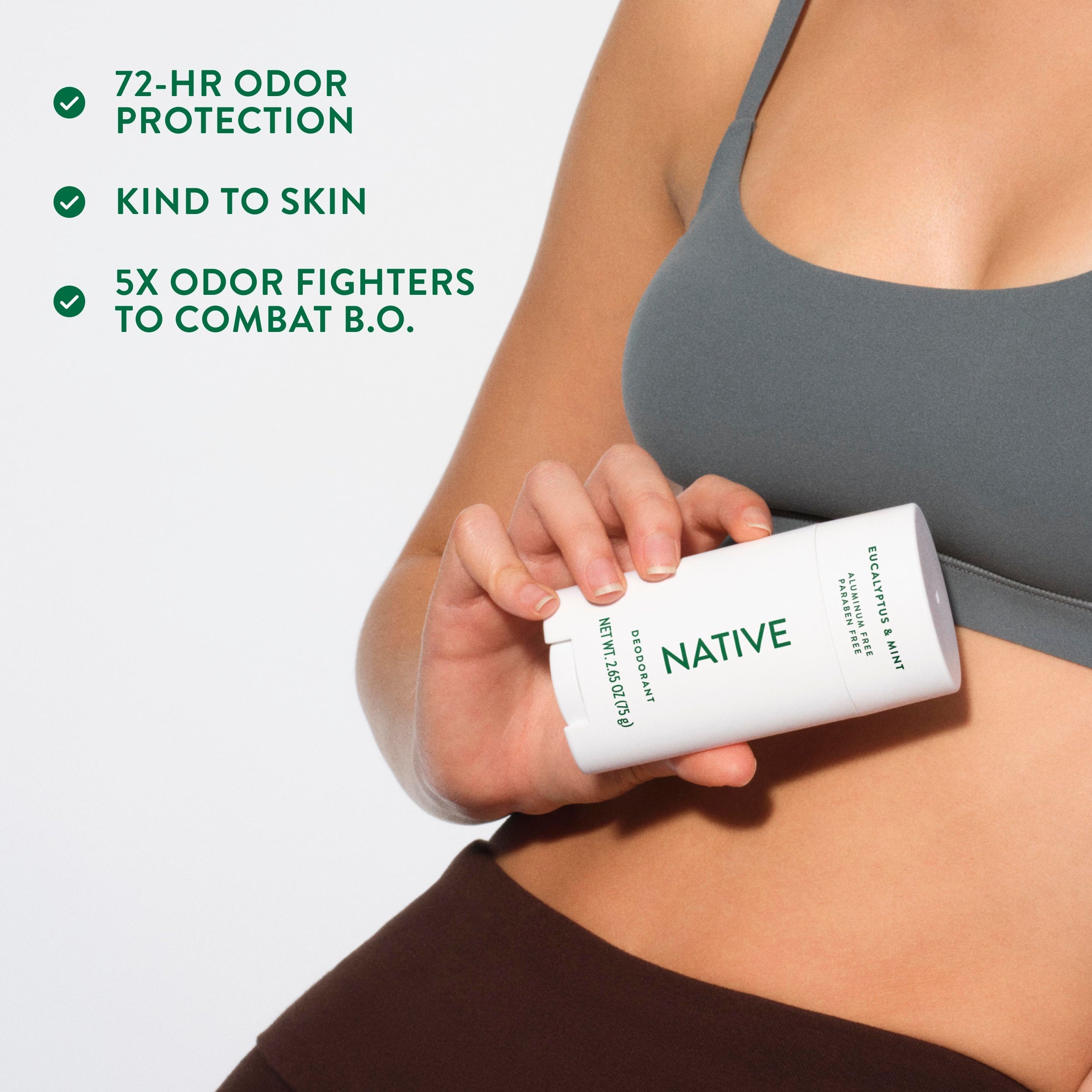 Deodorant Stick - Eucalyptus & Mint / Classic / 2.65oz | Fresh Daily Routine