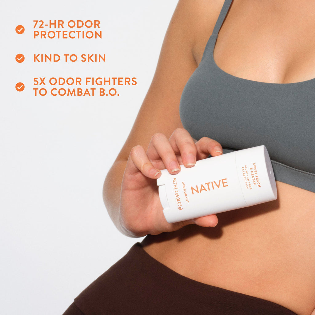 Deodorant Stick - Sweet Peach & Nectar / Classic / 2.65oz | Fresh Daily Routine