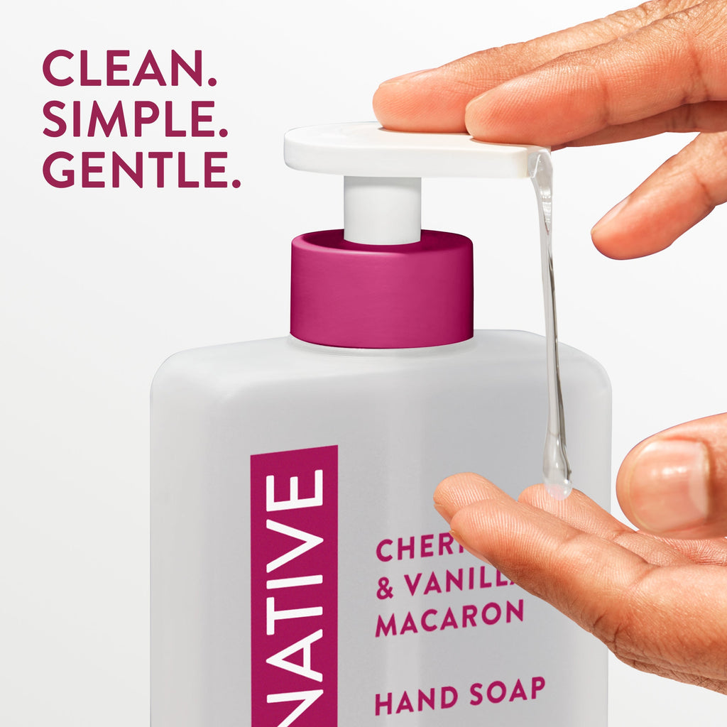 Hand Soap - Cherry & Vanilla Macaron / Classic / 13oz | Fresh Daily Routine