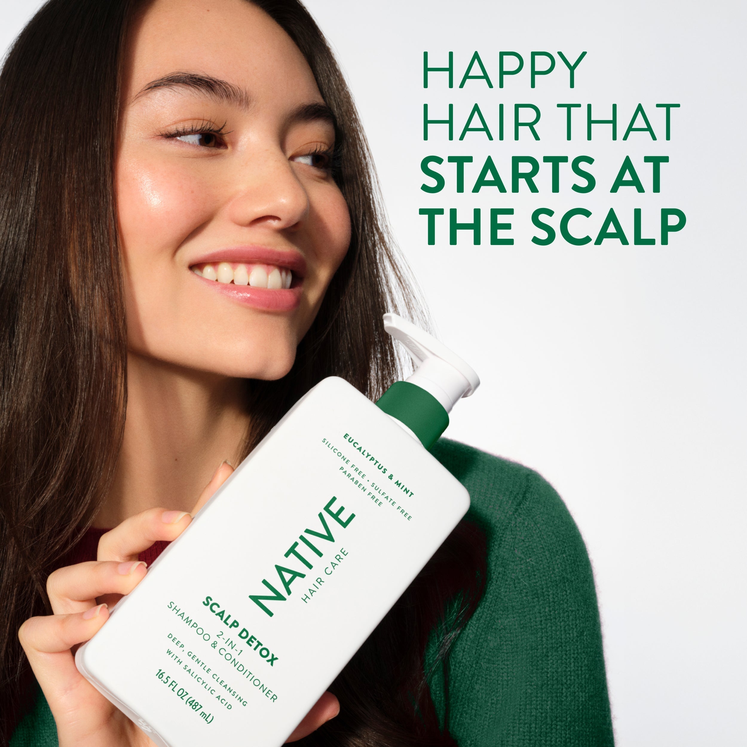 Scalp Detox 2-in-1 Shampoo & Conditioner - Eucalyptus & Mint / Classic / 16.5oz | Fresh Daily Routine