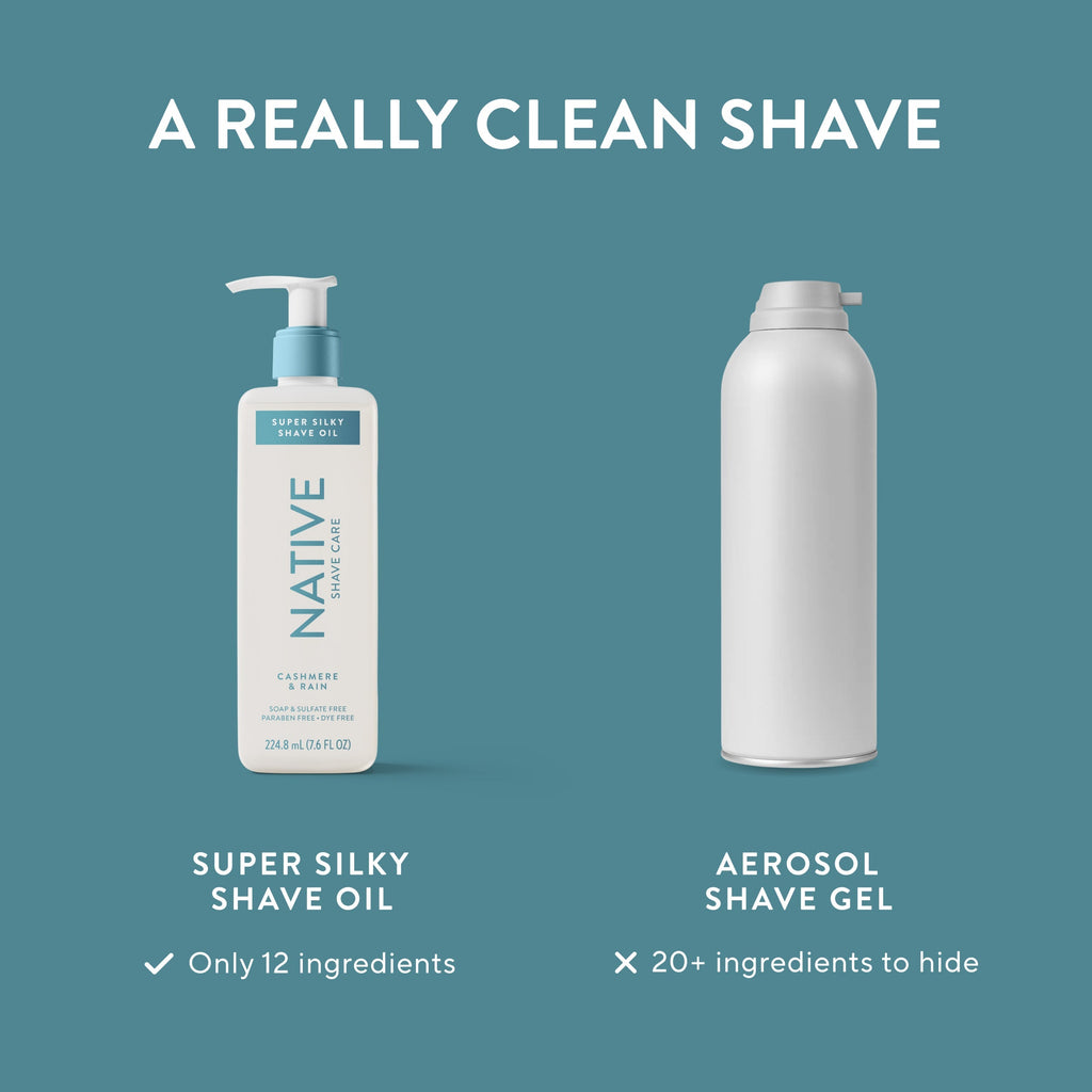 Silky Smooth Shave Oil - Cashmere & Rain / Classic / 7.6oz | Fresh Daily Favorite