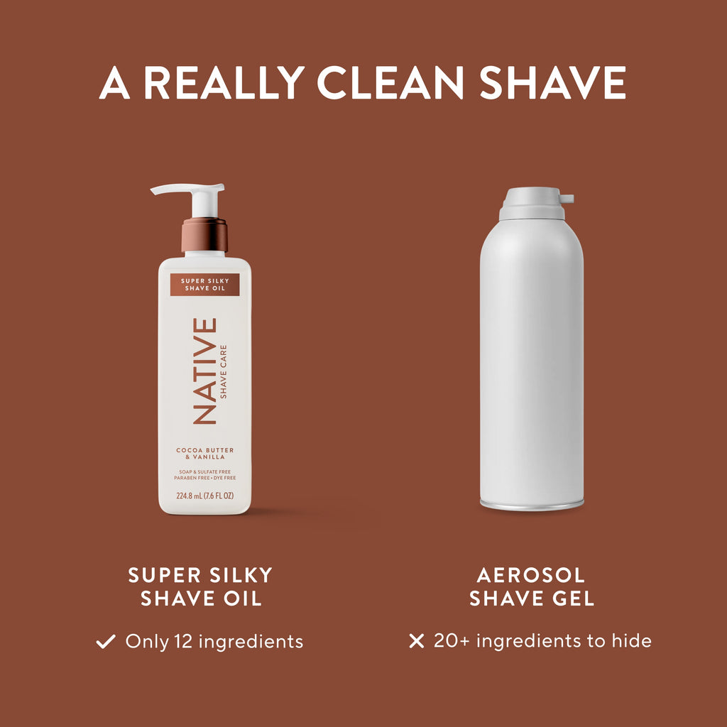 Silky Smooth Shave Oil - Cocoa Butter & Vanilla / Classic / 7.6oz | Fresh Daily Favorite