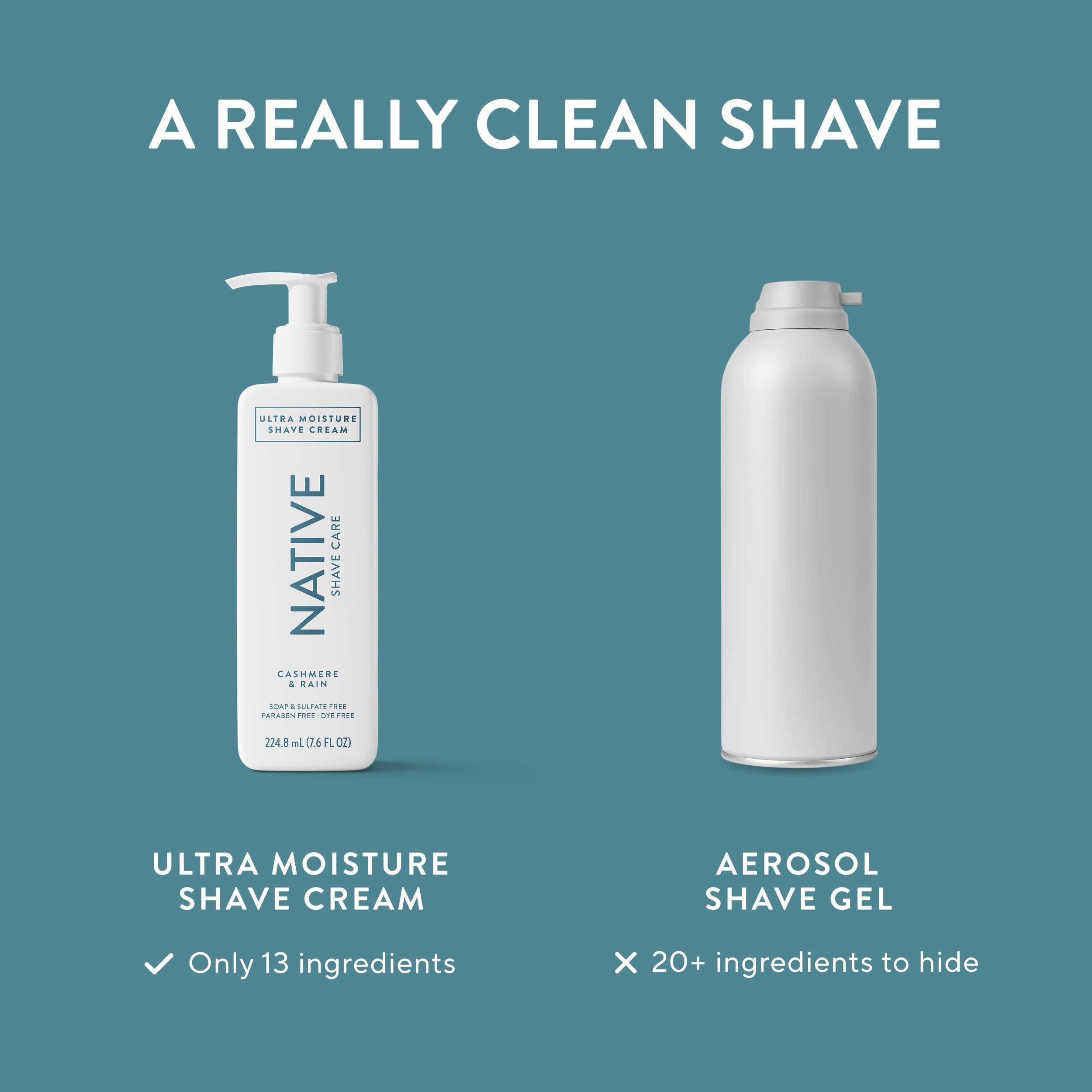 Ultra Moisture Shave Cream - Cashmere & Rain / Classic / 7.6oz | Fresh Routine Favorite