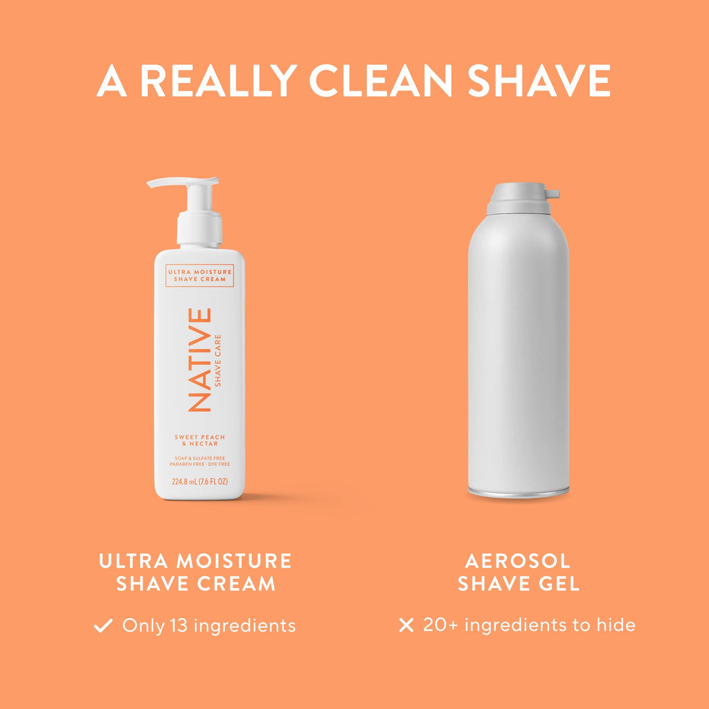 Ultra Moisture Shave Cream - Sweet Peach & Nectar / Classic / 7.6oz | Fresh Routine Favorite