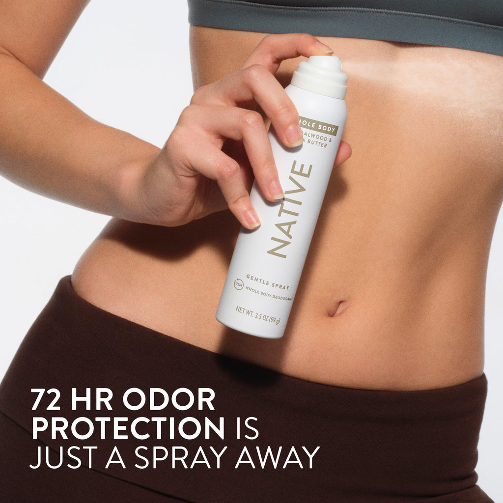 Whole Body Deodorant Spray - Sandalwood & Shea Butter / Classic / 3.5oz | Fresh Daily Routine