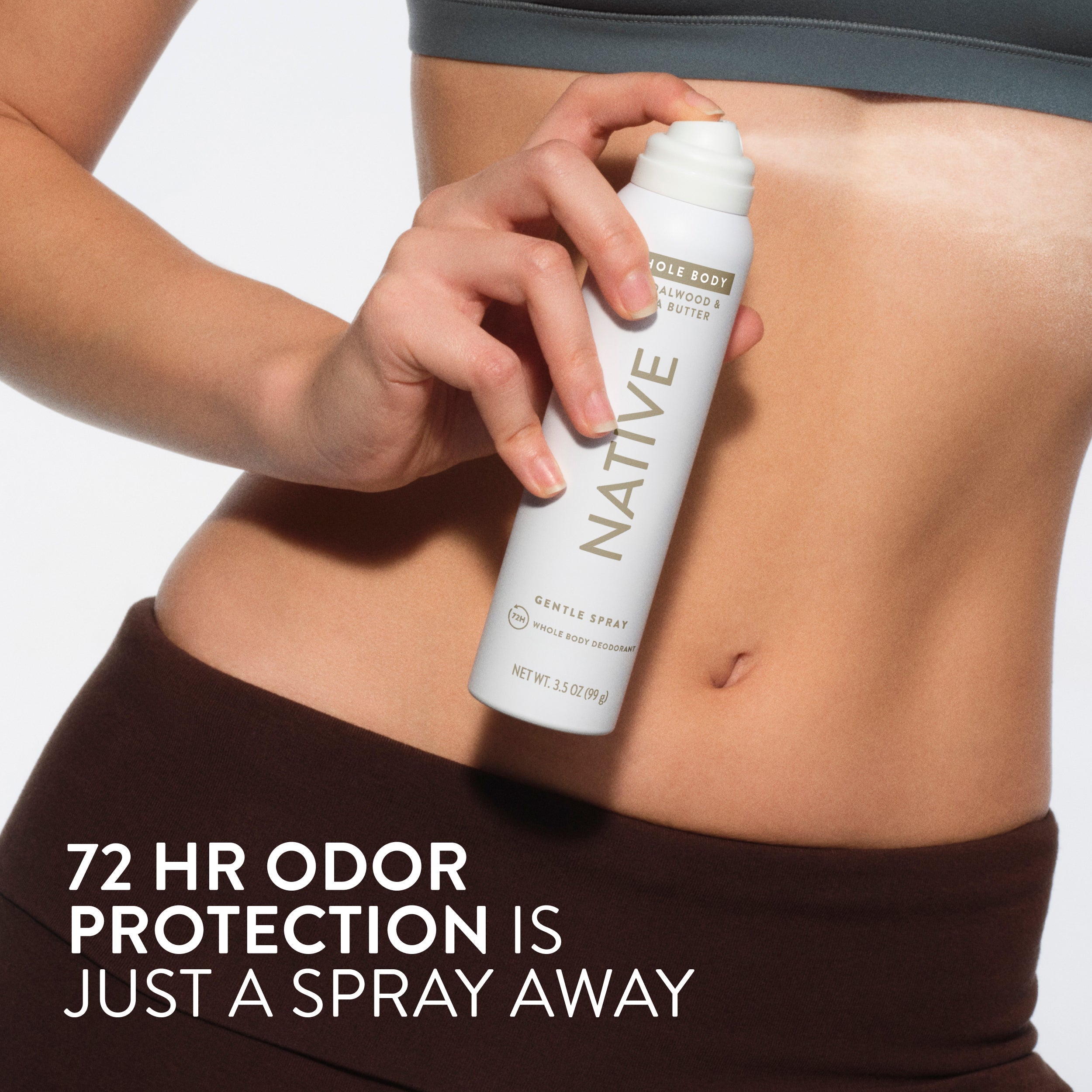 Whole Body Deodorant Spray - Sandalwood & Shea Butter / Classic / 3.5oz | Fresh Daily Routine