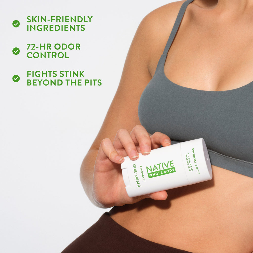 Whole Body Deodorant Stick - Cucumber & Mint / Classic / 2.4oz | Fresh Daily Routine