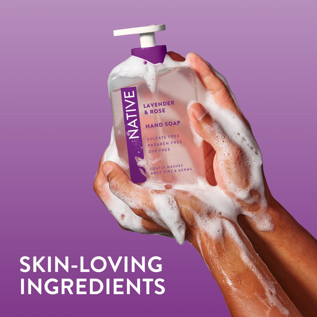 Hand Soap - Lavender & Rose / Classic / 13oz | Fresh Daily Routine