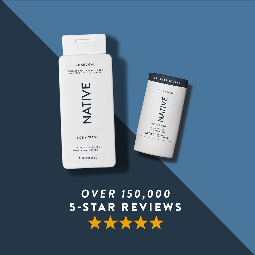 Plastic Free Deodorant Stick - Charcoal / Classic / 2.65oz | Fresh Daily Routine