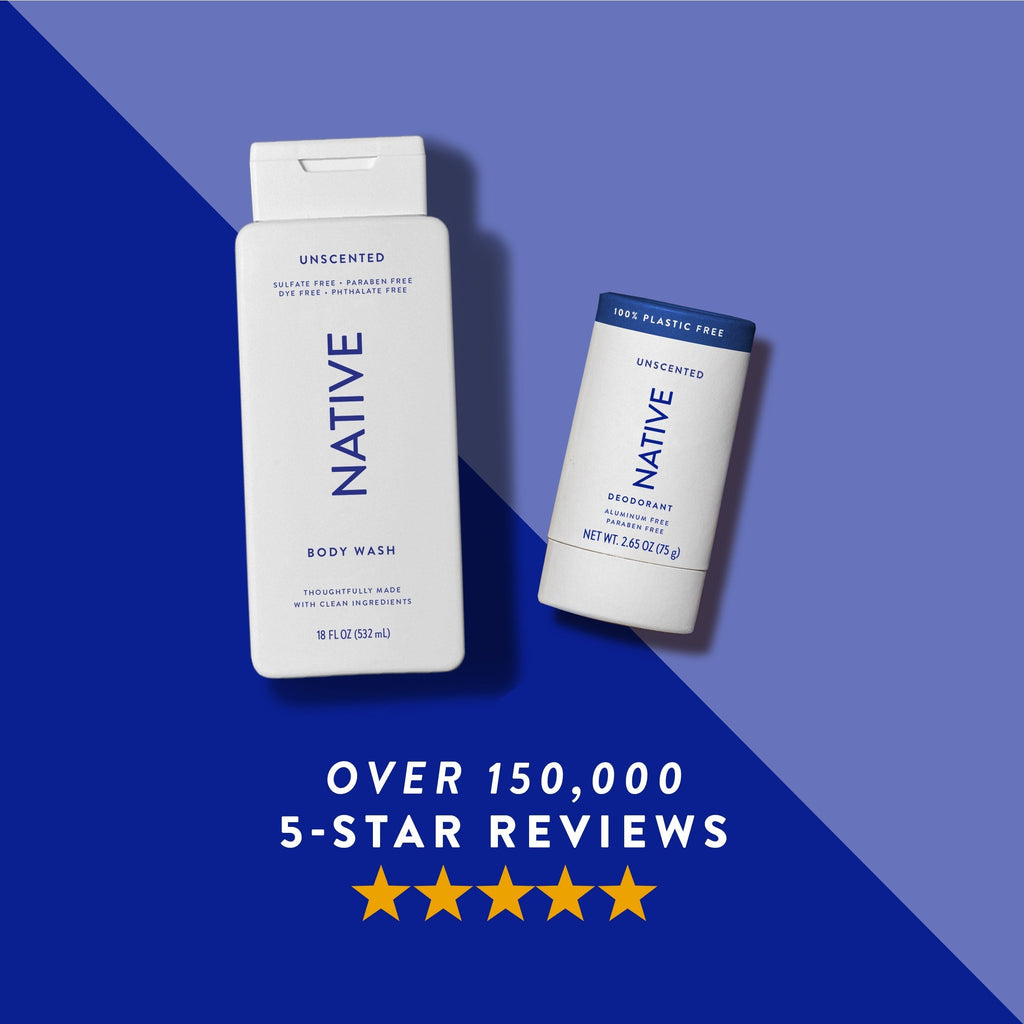 Plastic Free Deodorant Stick - Unscented / Classic / 2.65oz | Fresh Daily Routine