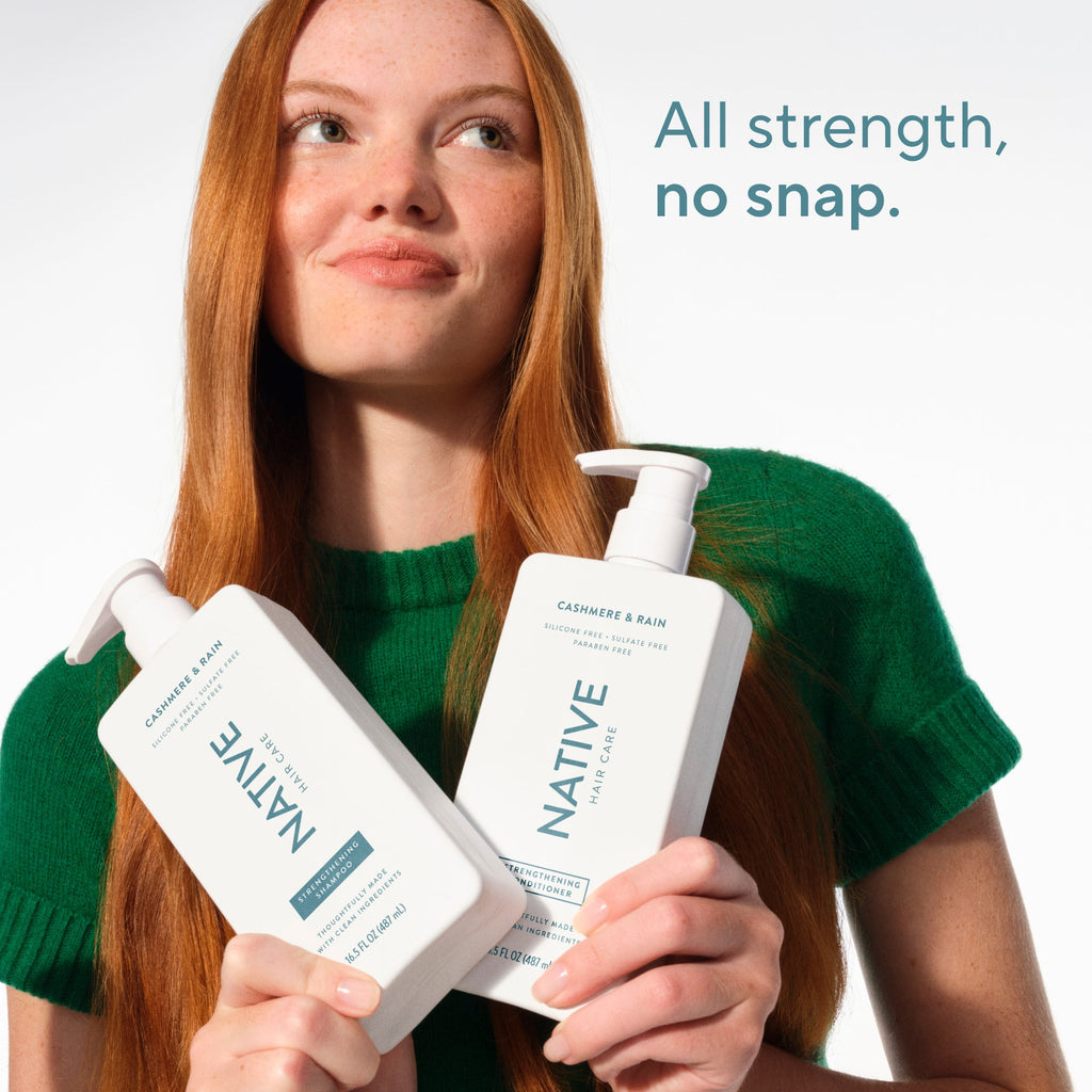 Strengthening 2-in-1 Shampoo & Conditioner - Cashmere & Rain / Classic / 16.5oz | Fresh Daily Routine
