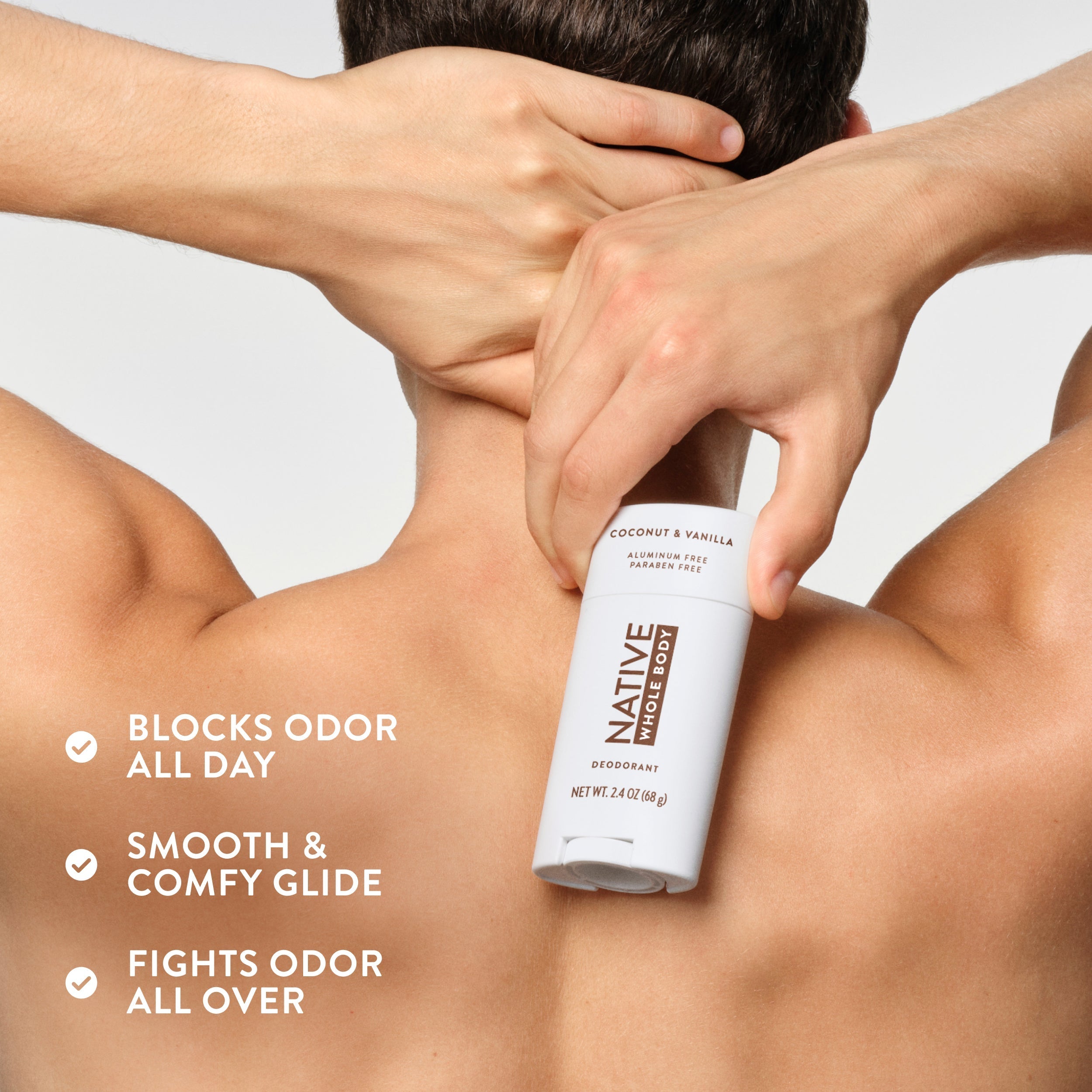Whole Body Deodorant Stick - Coconut & Vanilla / Classic / 2.4oz | Fresh Daily Routine