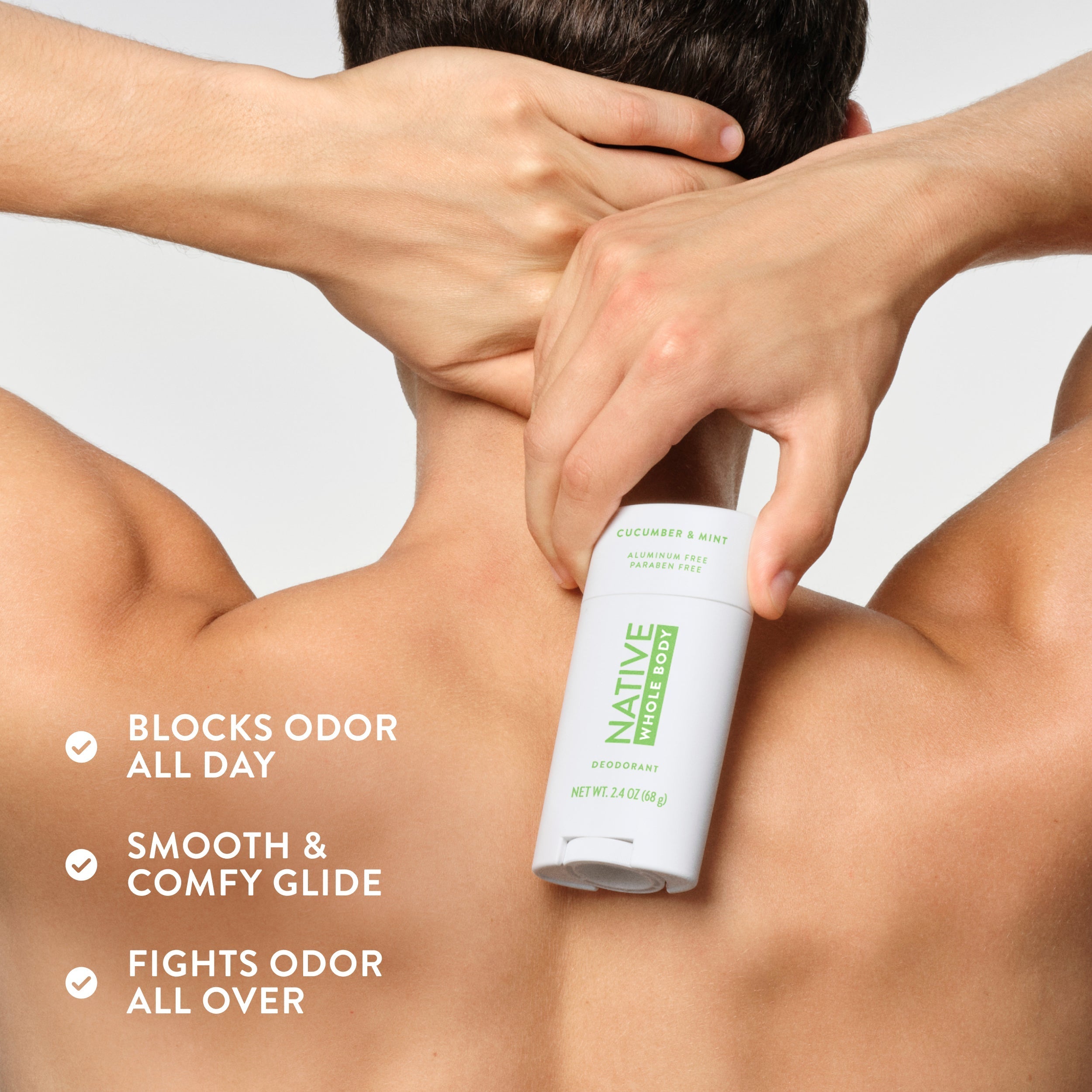 Whole Body Deodorant Stick - Cucumber & Mint / Classic / 2.4oz | Fresh Daily Routine