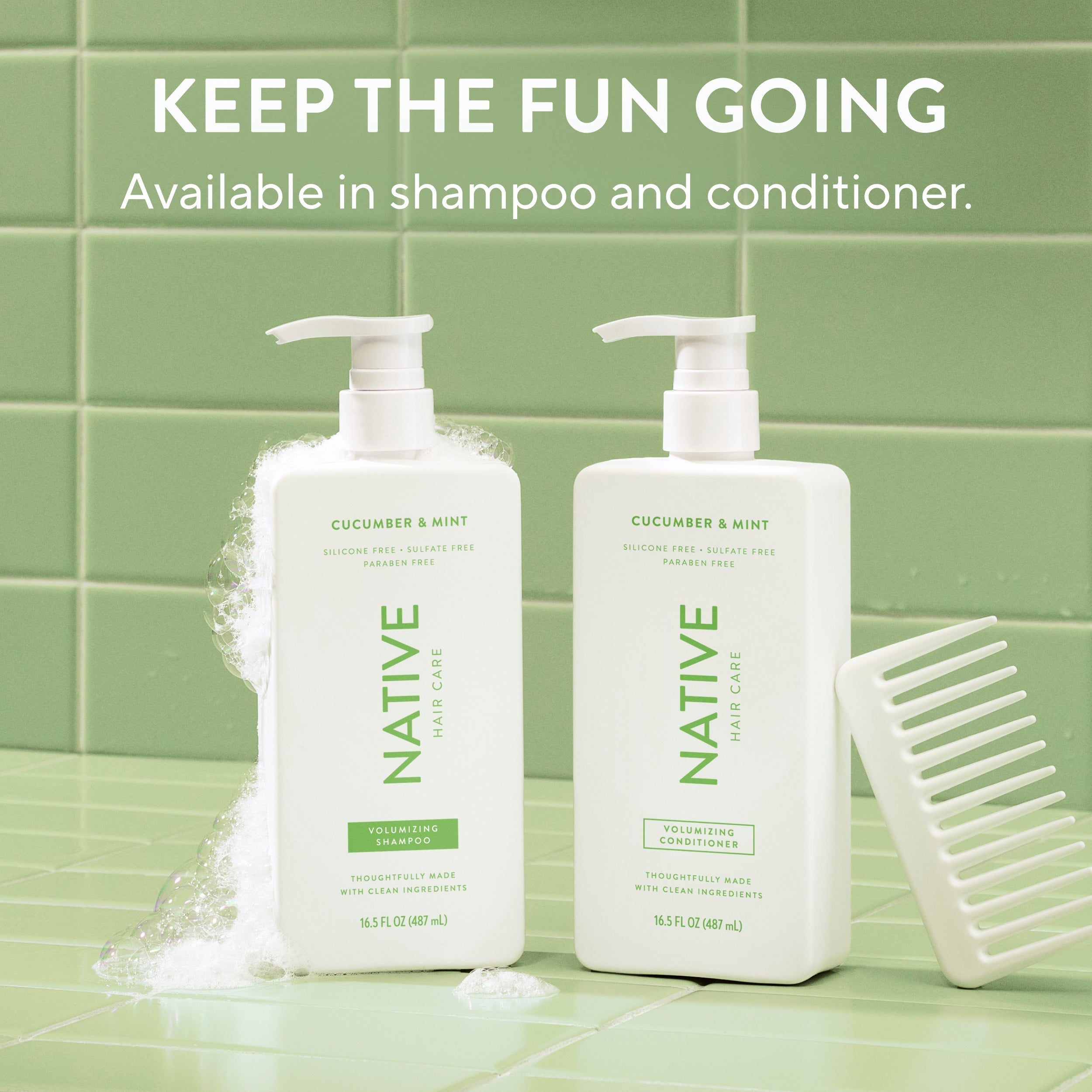 Mini Volumizing Conditioner - Cucumber & Mint / Classic / 3oz | Fresh Daily Routine