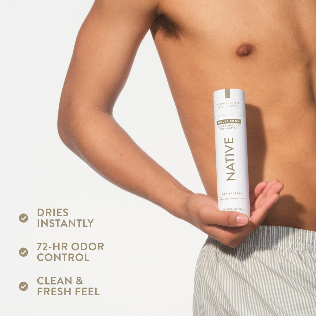 Whole Body Deodorant Spray - Sandalwood & Shea Butter / Classic / 3.5oz | Fresh Daily Routine
