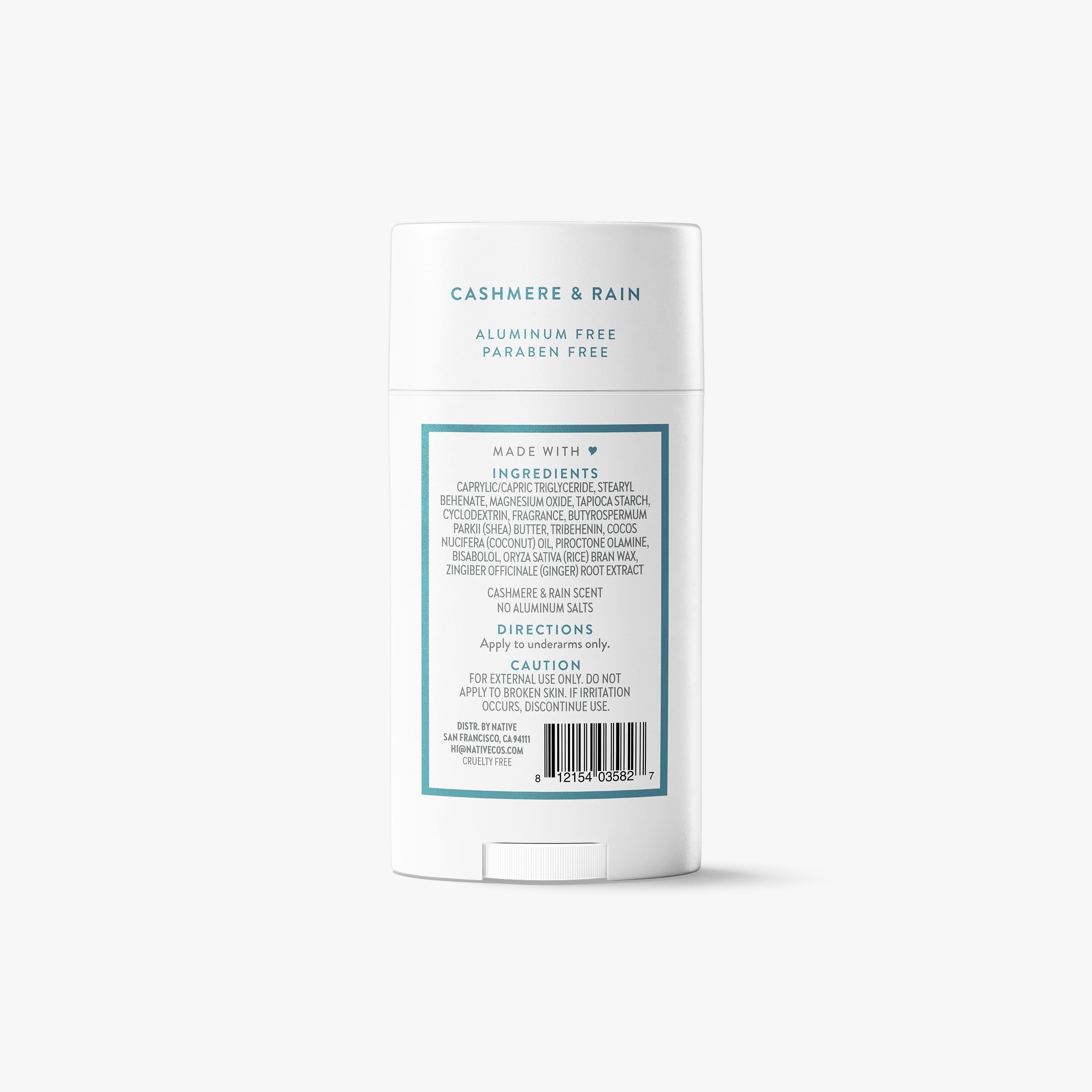 Deodorant Stick - Cashmere & Rain / Classic / 2.65oz | Fresh Daily Routine