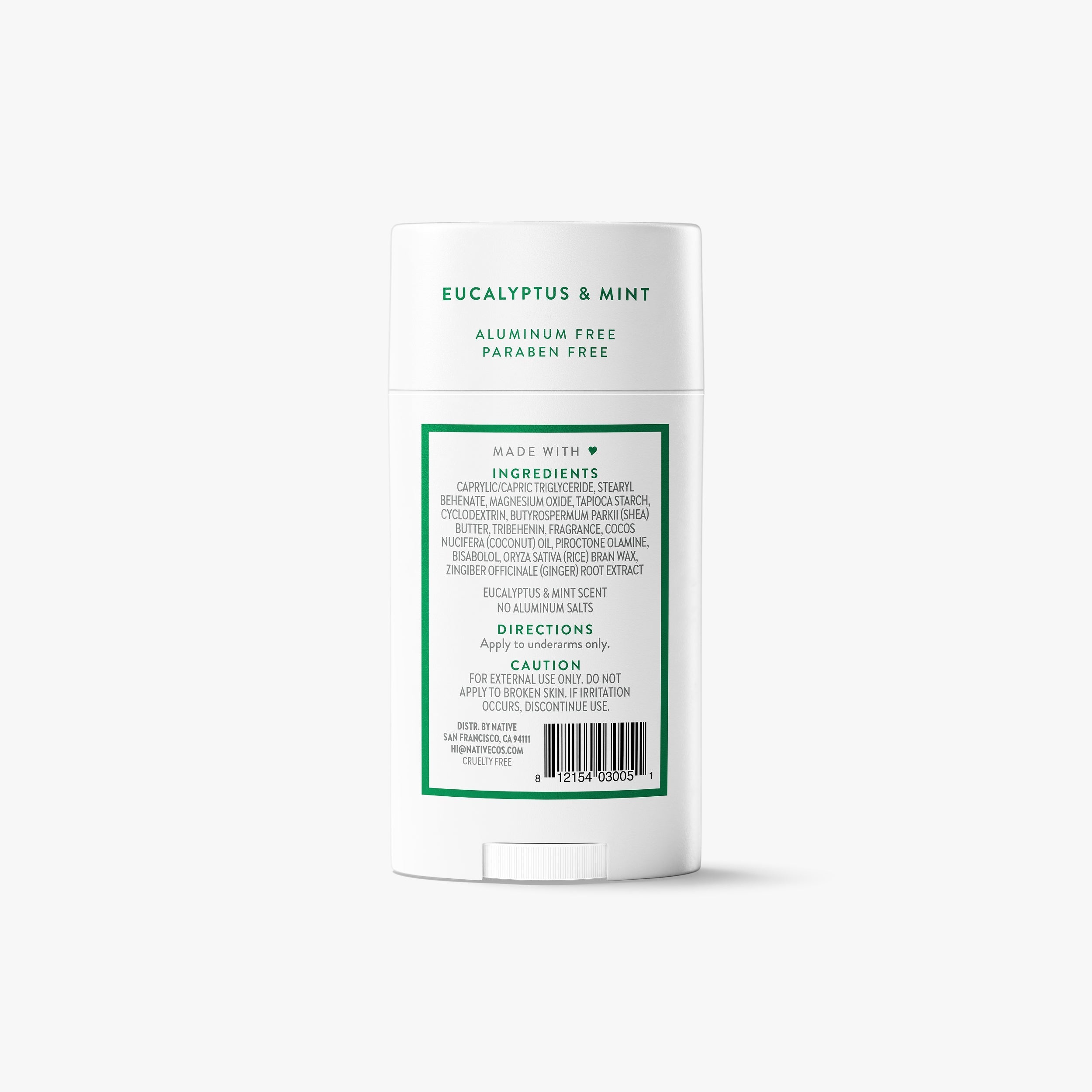 Deodorant Stick - Eucalyptus & Mint / Classic / 2.65oz | Fresh Daily Routine