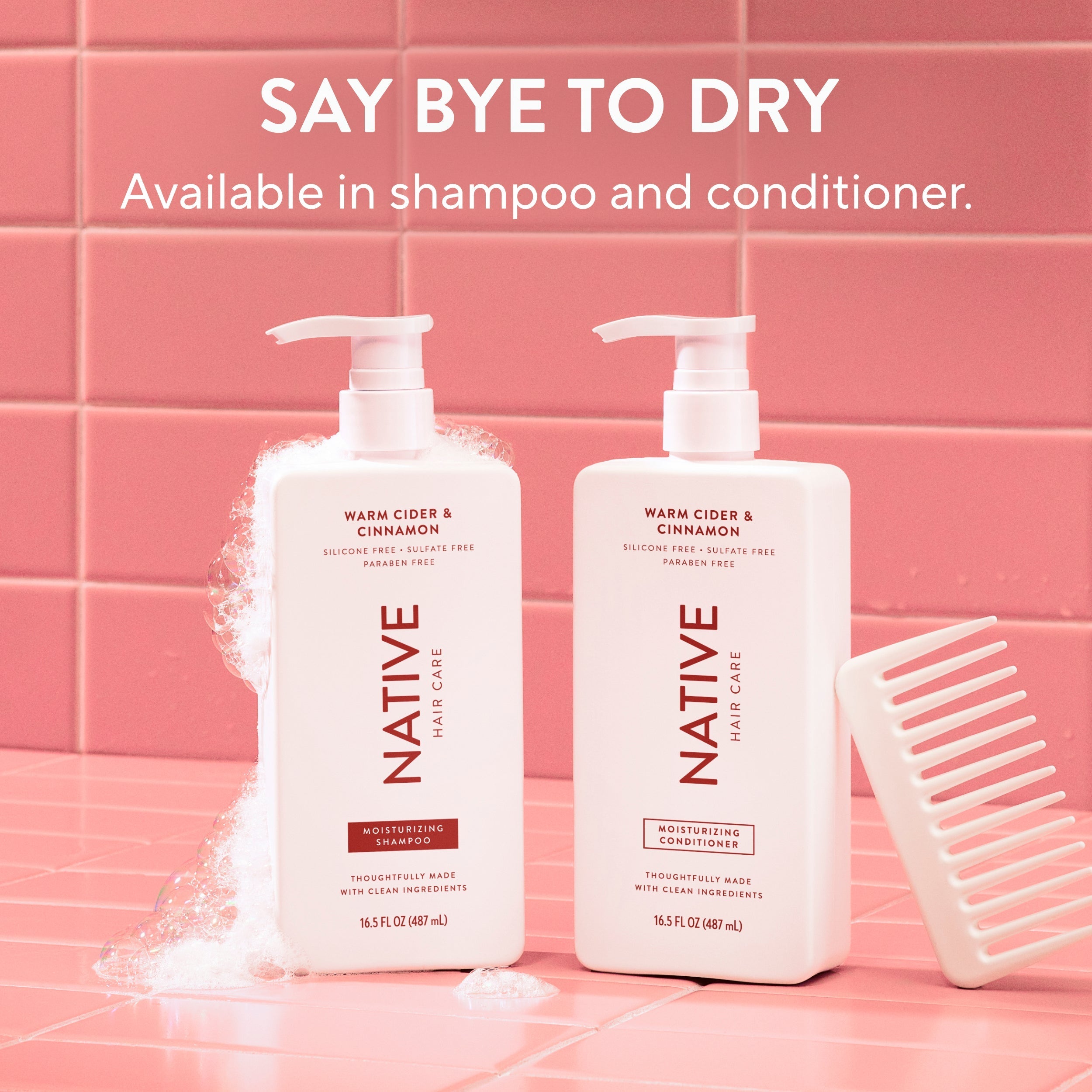 Moisturizing Shampoo - Warm Cider & Cinnamon / Classic / 16.5oz | Fresh Daily Routine