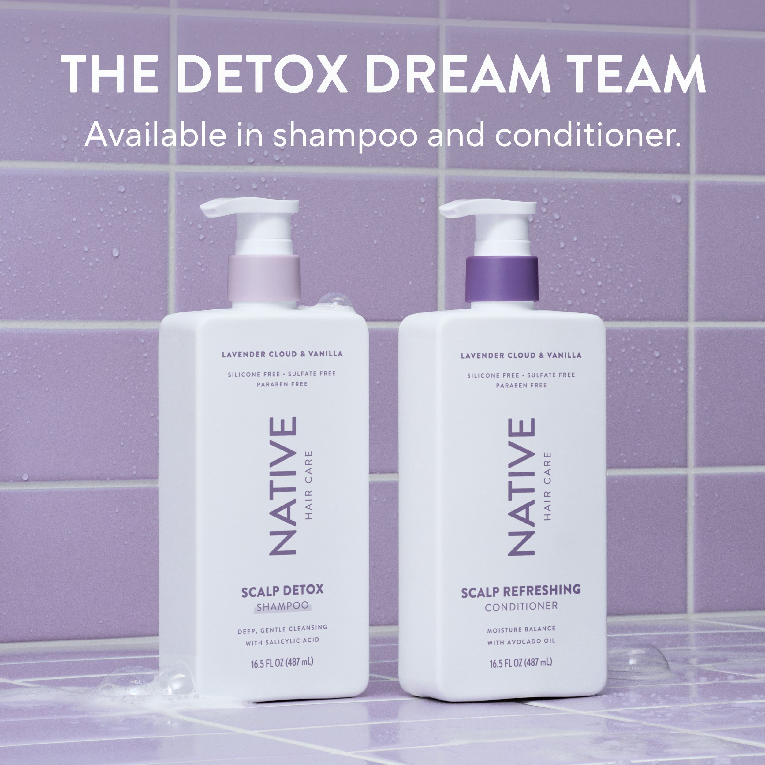 Scalp Detox Shampoo - Lavender Cloud & Vanilla / Classic / 16.5oz | Fresh Daily Routine
