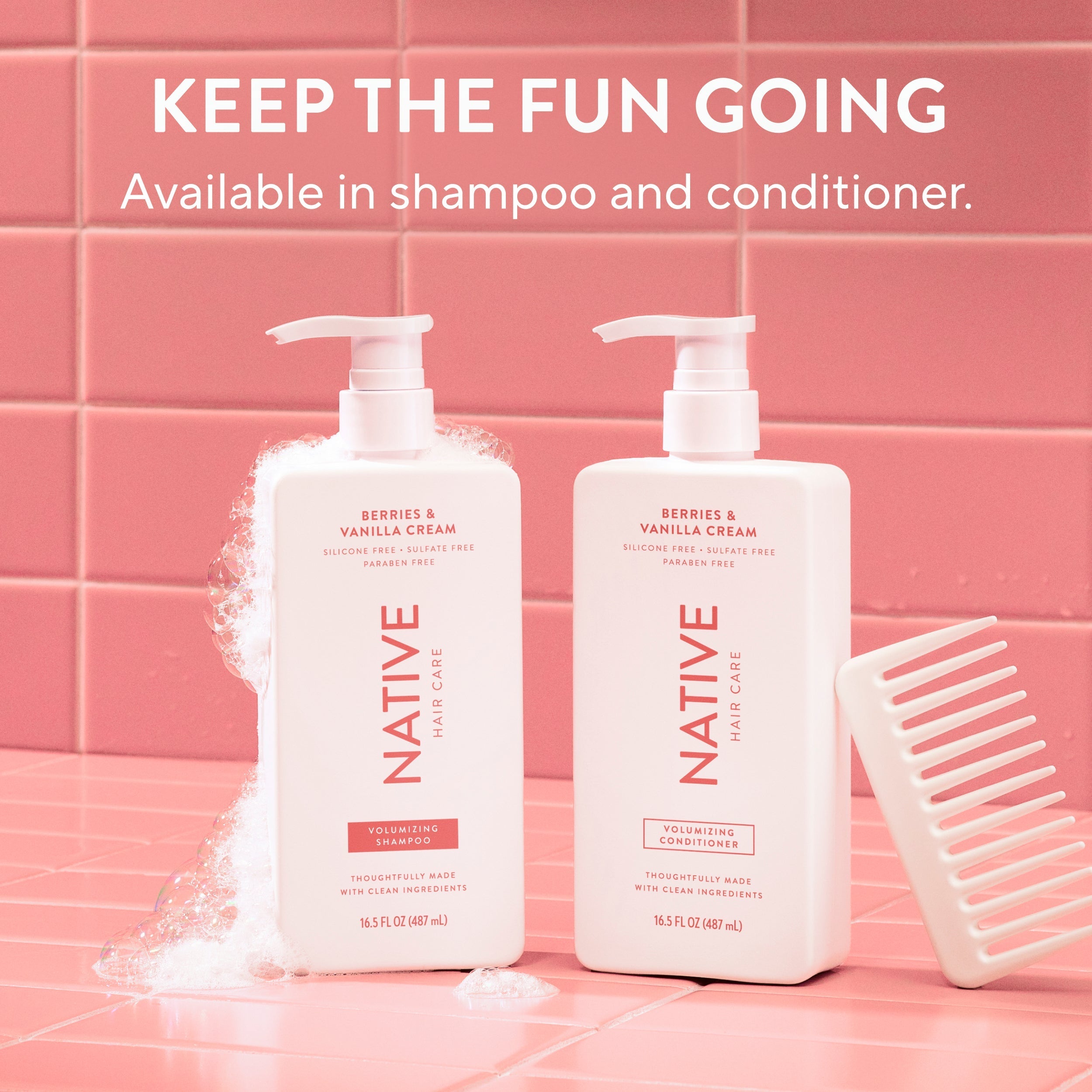 Volumizing Conditioner - Berries & Vanilla Cream / Classic / 16.5oz | Fresh Routine Favorite