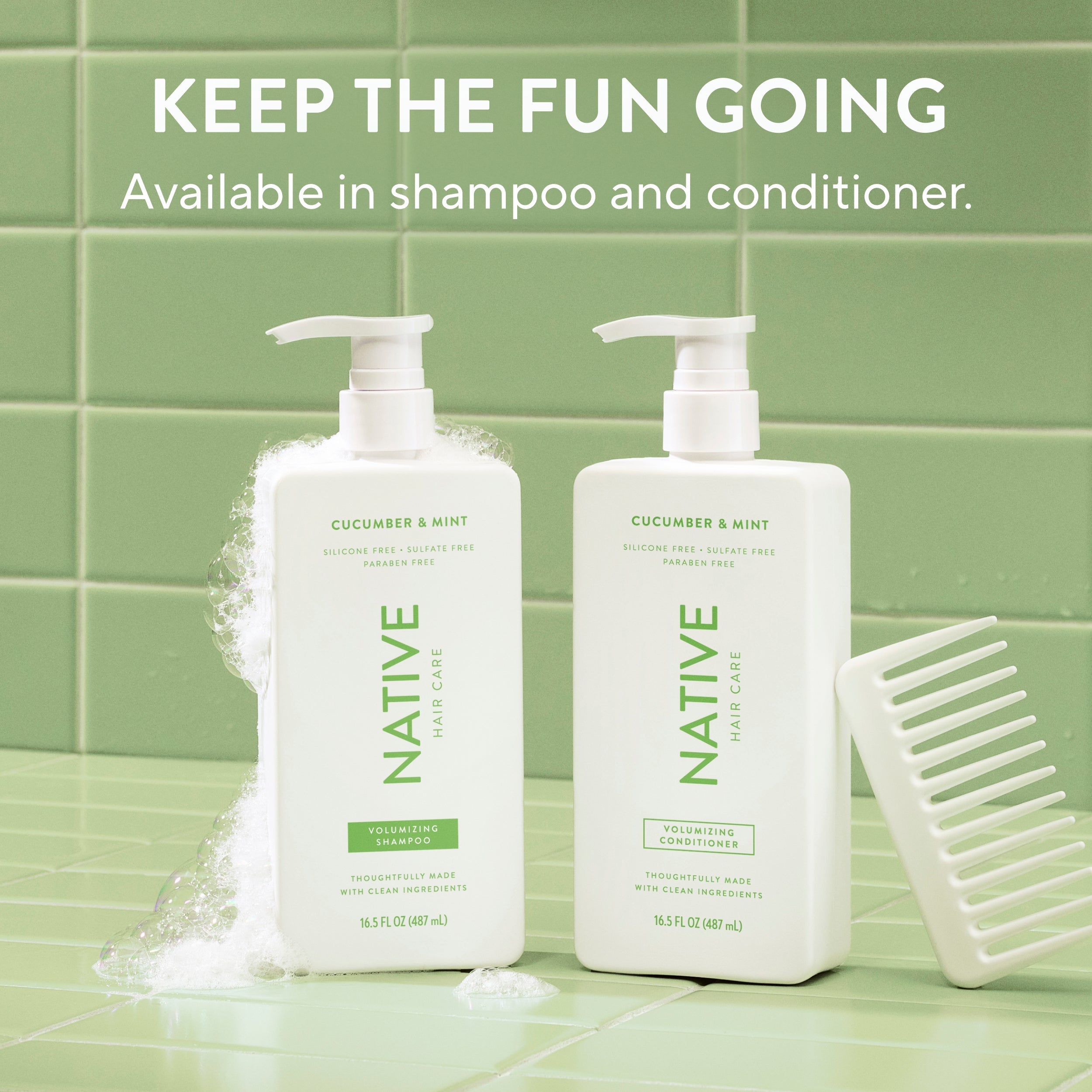 Volumizing Conditioner - Cucumber & Mint / Classic / 16.5oz | Fresh Daily Routine
