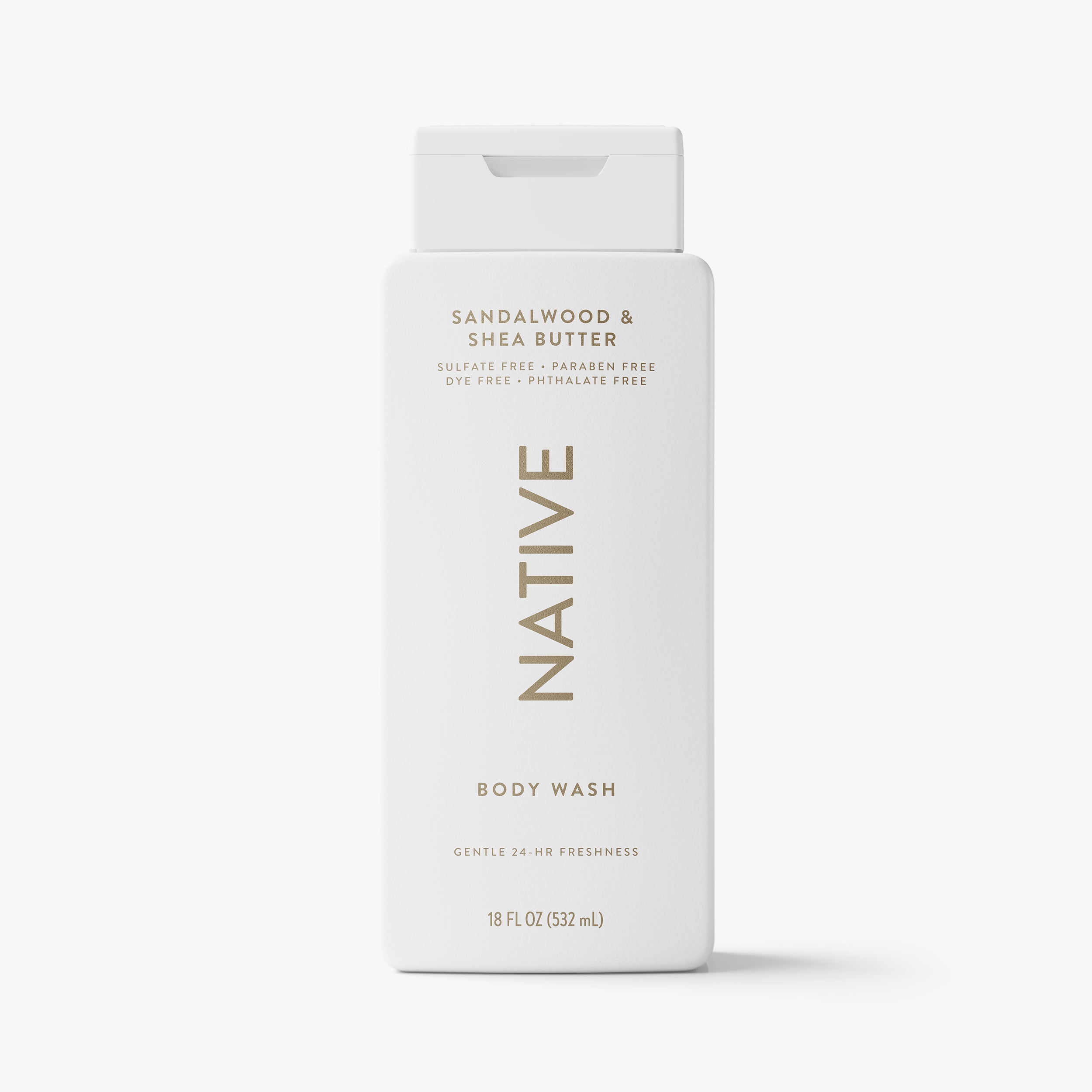 Body Wash - Sandalwood & Shea Butter / Classic / 18oz | Fresh Daily Routine