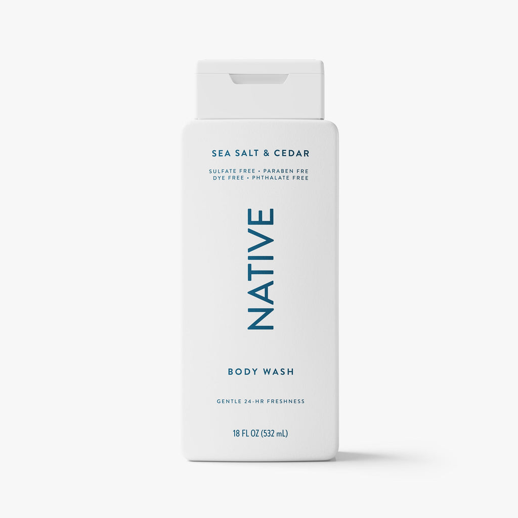 Body Wash - Sea Salt & Cedar / Classic / 18oz | Fresh Daily Routine