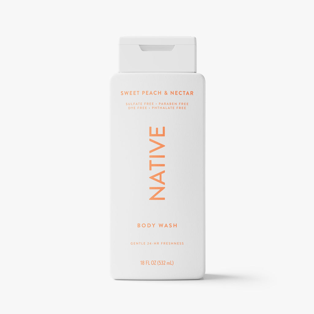Body Wash - Sweet Peach & Nectar / Classic / 18oz | Fresh Daily Routine
