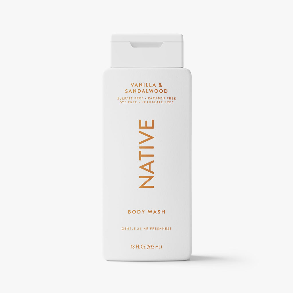 Body Wash - Vanilla & Sandalwood / Classic / 18oz | Fresh Daily Routine