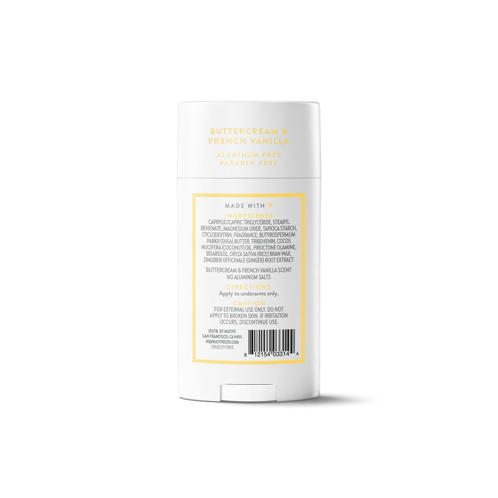 Deodorant Stick - Buttercream & French Vanilla / Classic / 2.65oz | Fresh Routine Favorite