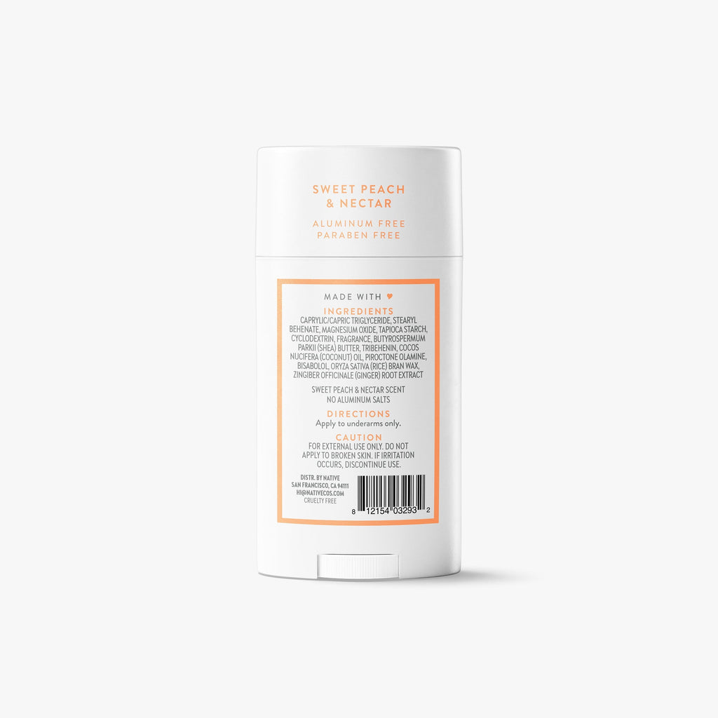 Deodorant Stick - Sweet Peach & Nectar / Classic / 2.65oz | Fresh Daily Routine