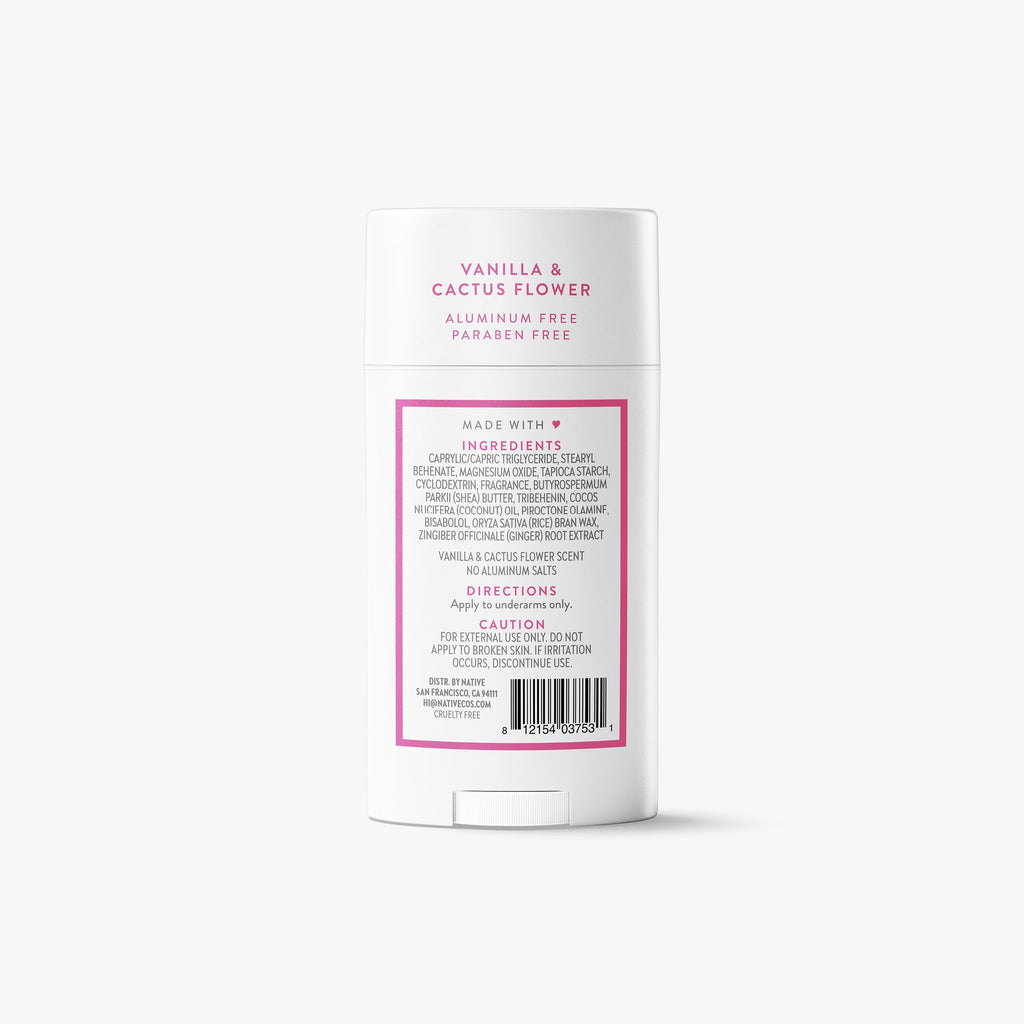 Deodorant Stick - Vanilla & Cactus Flower / Classic / 2.65oz | Fresh Daily Routine