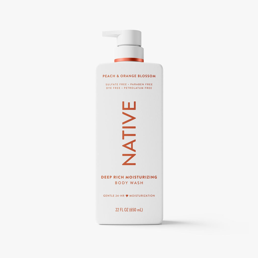 Moisturizing Body Wash - Peach & Orange Blossom / Classic / 22oz | Fresh Daily Routine