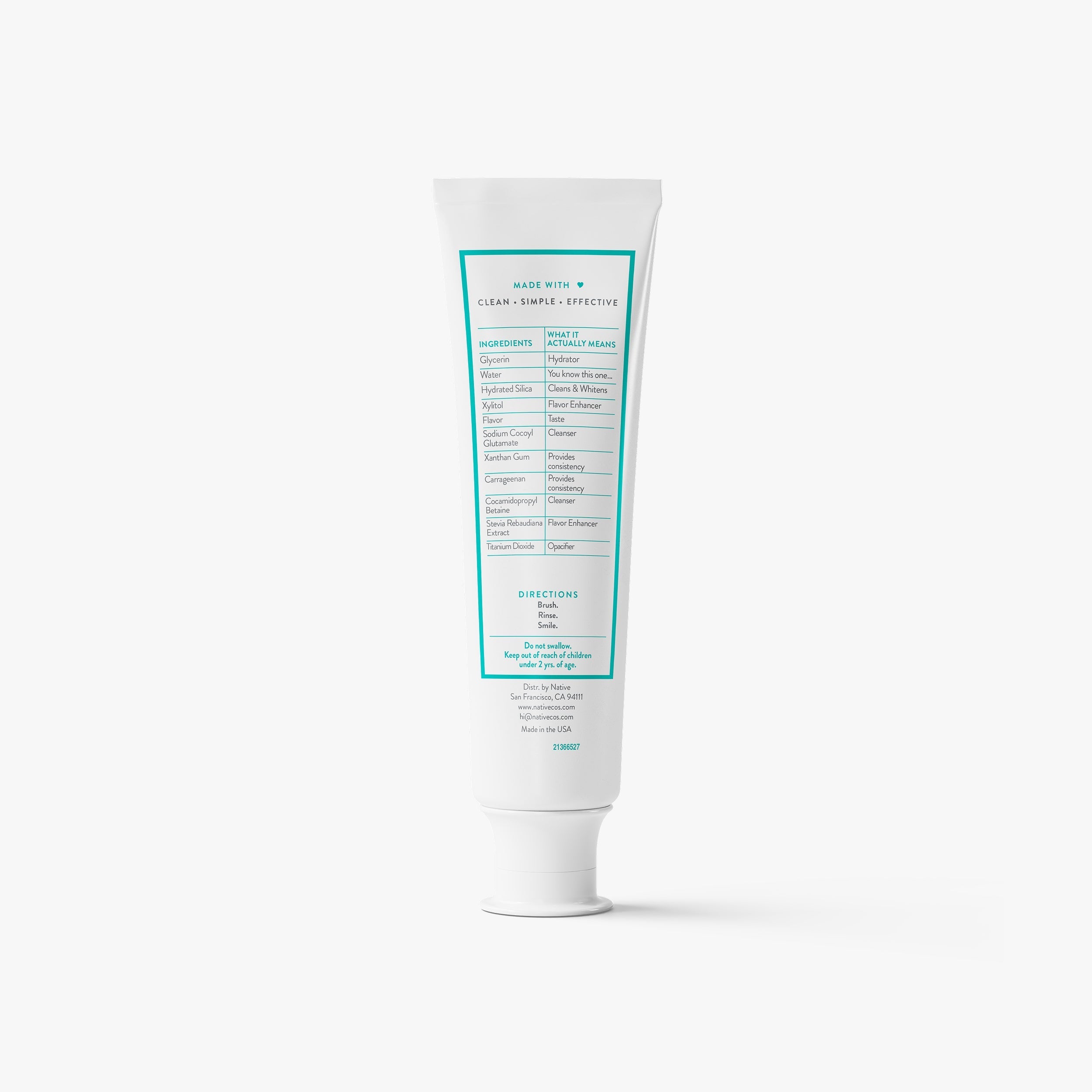 Toothpaste - Peppermint / Classic / 4.1oz | Fresh Daily Routine
