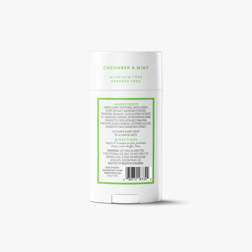 Whole Body Deodorant Stick - Cucumber & Mint / Classic / 2.4oz | Fresh Daily Routine