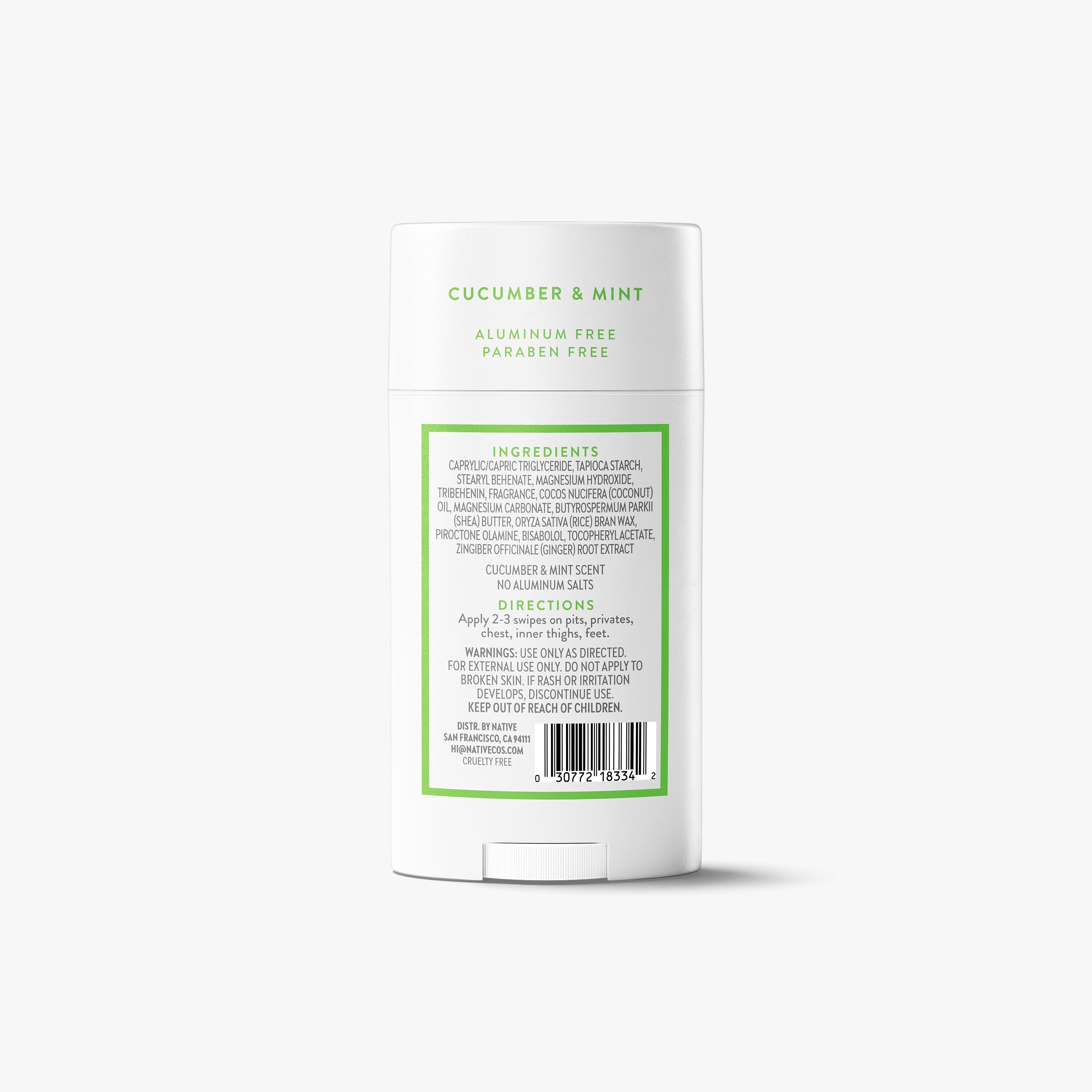 Whole Body Deodorant Stick - Cucumber & Mint / Classic / 2.4oz | Fresh Daily Routine
