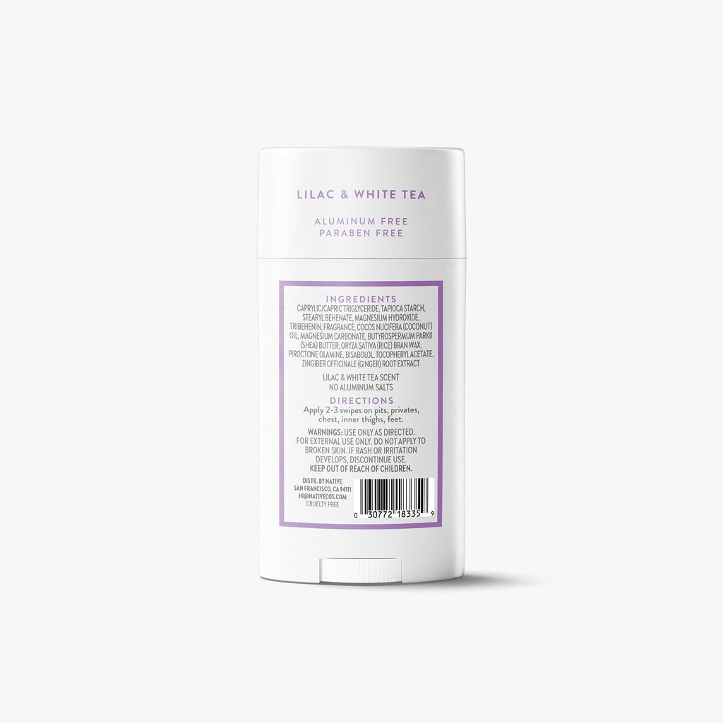 Whole Body Deodorant Stick - Lilac & White Tea / Classic / 2.4oz | Fresh Daily Routine