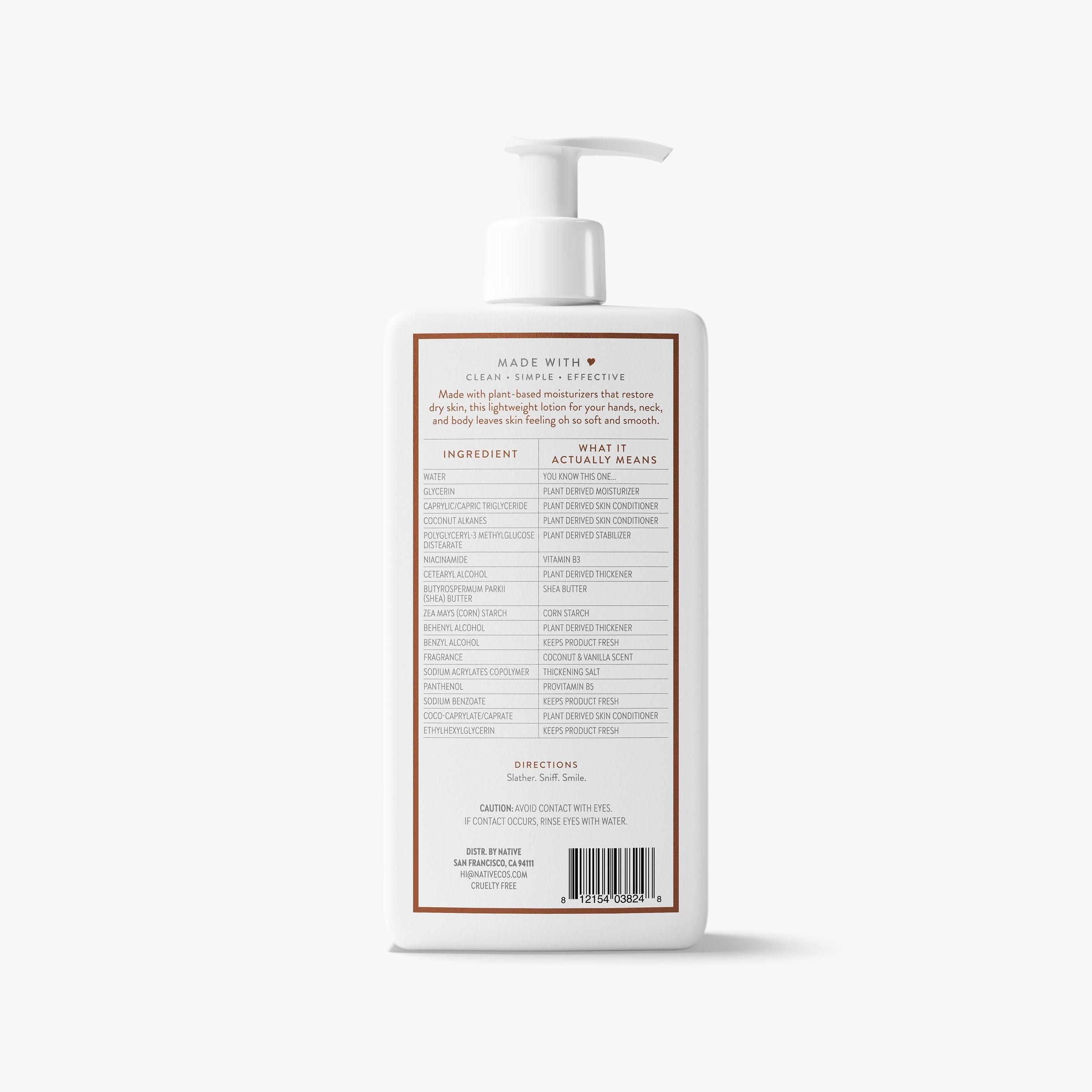 Body Lotion - Coconut & Vanilla / Classic / 16.5oz | Fresh Daily Routine