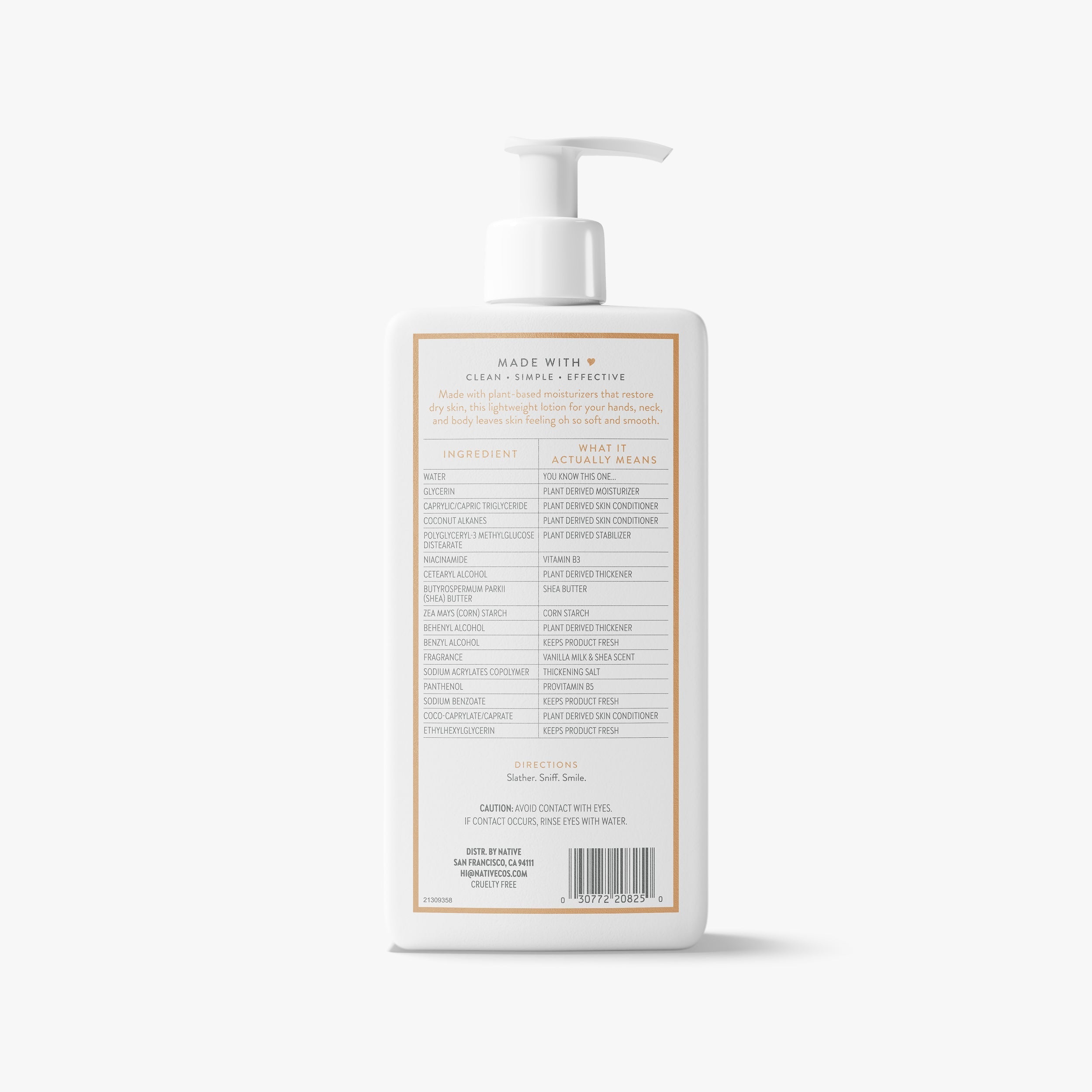 Body Lotion - Vanilla Milk & Shea / Classic / 16.5oz | Fresh Daily Routine