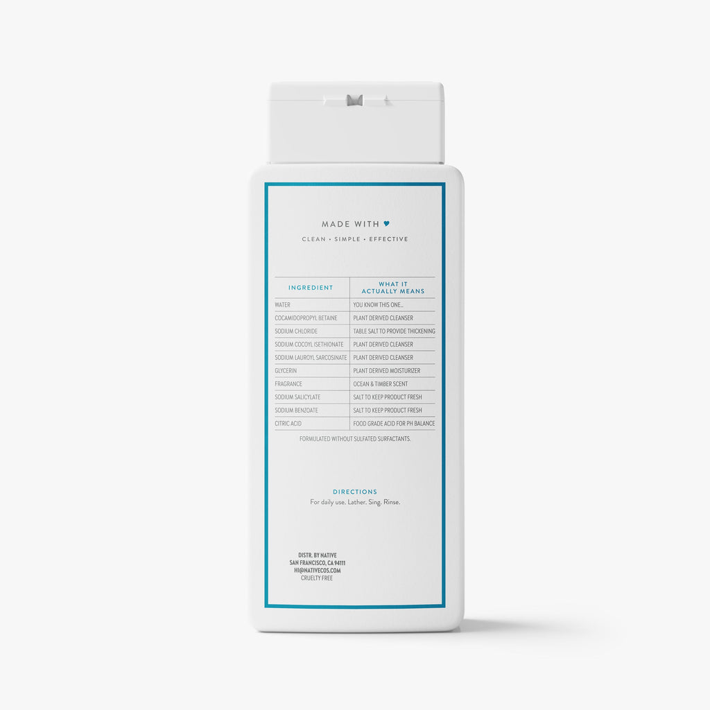 Body Wash - Ocean & Timber / Classic / 18oz | Fresh Daily Routine