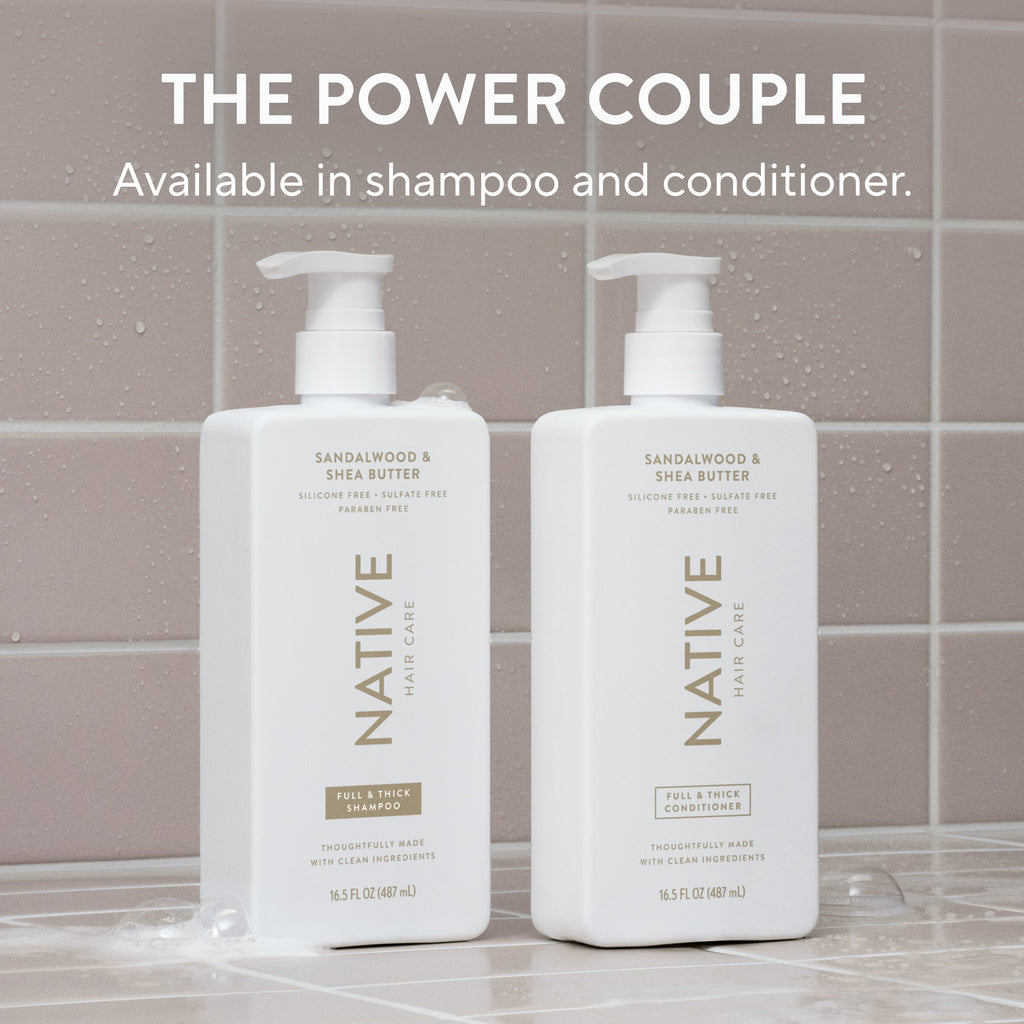 Full & Thick Shampoo - Sandalwood & Shea Butter / Classic / 16.5oz | Fresh Daily Routine