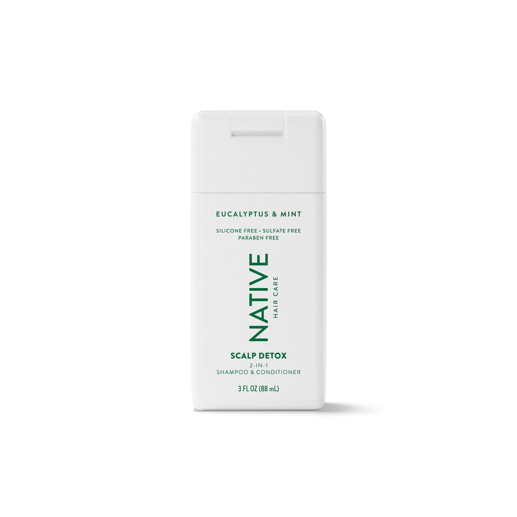 Mini Scalp Detox 2-in-1 Shampoo & Conditioner - Eucalyptus & Mint / Classic / 3oz | Fresh Daily Routine