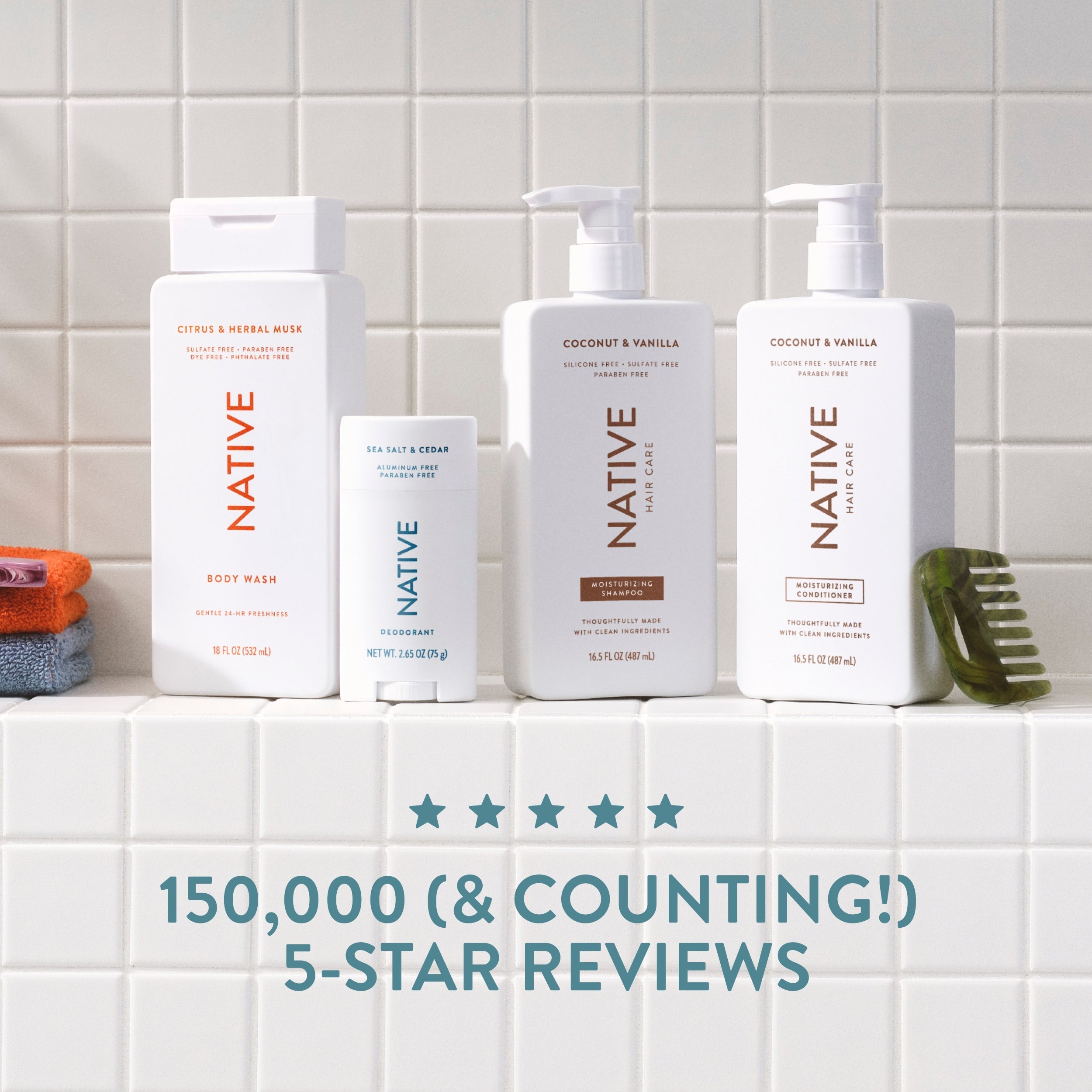 Strengthening 2-in-1 Shampoo & Conditioner - Cashmere & Rain / Classic / 16.5oz | Fresh Daily Routine