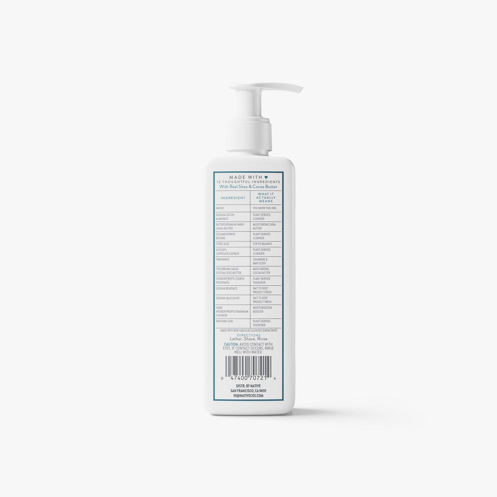 Ultra Moisture Shave Cream - Cashmere & Rain / Classic / 7.6oz | Fresh Routine Favorite